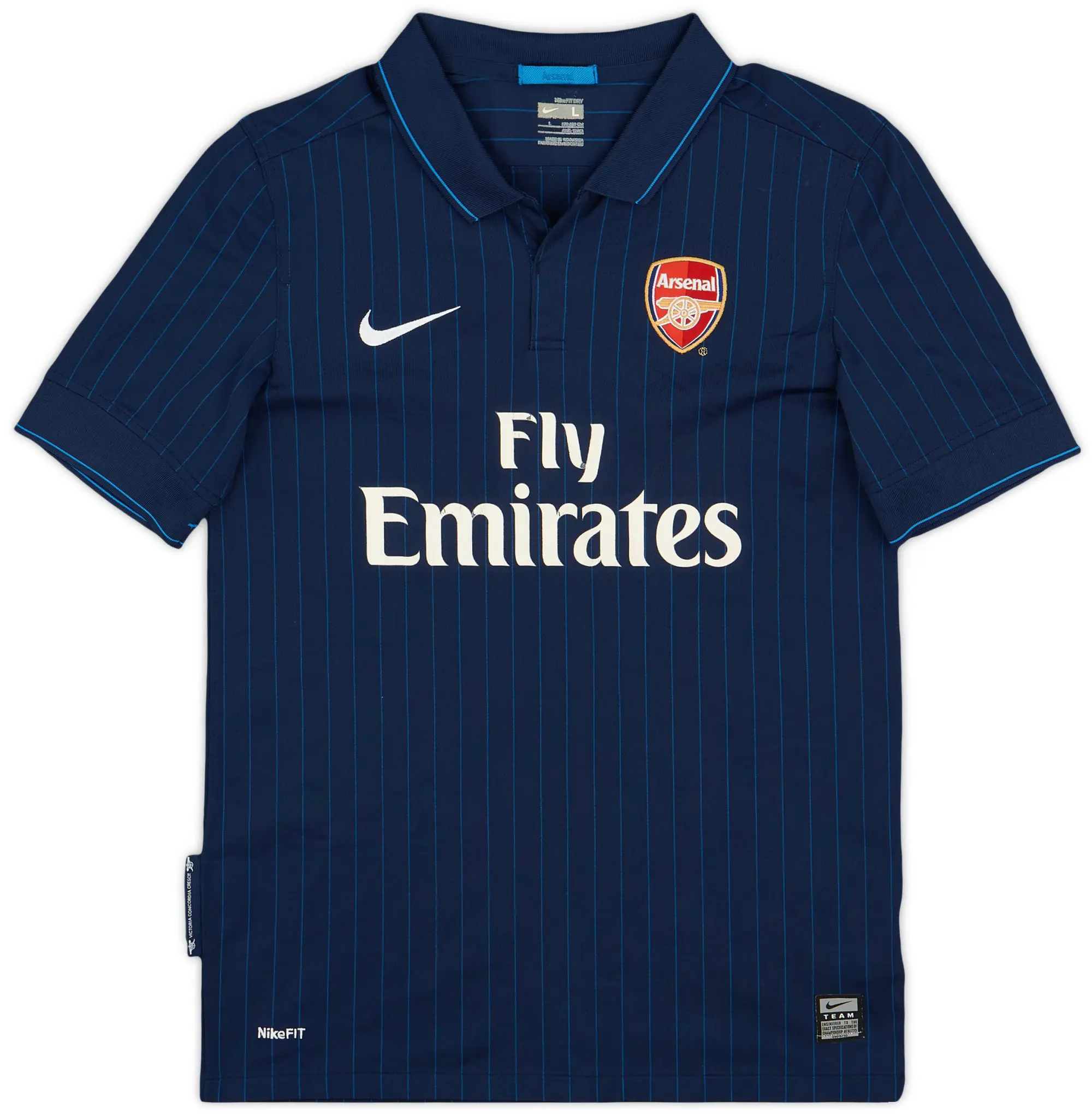 Nike 2009-10 Arsenal Away Shirt - 6/10 - (L.Boys)