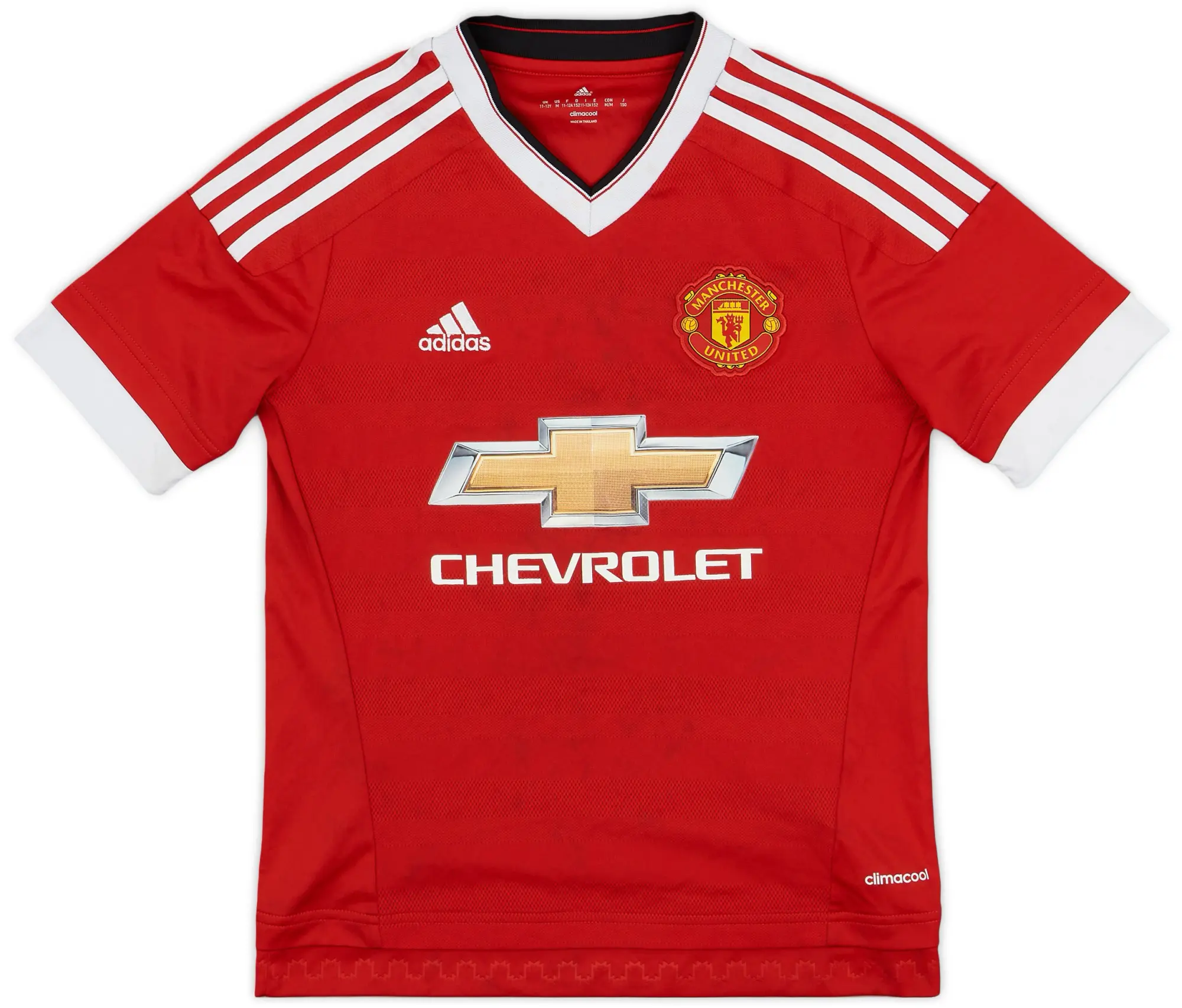 adidas 2015-16 Manchester United Home Shirt - 6/10 - (M.Boys)