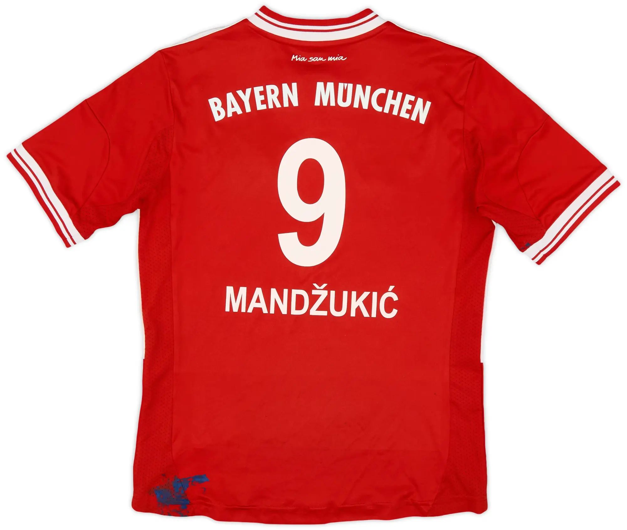 adidas 2013-14 Bayern Munich Home Shirt Mandzukic #9 - 5/10 - (M.Boys)