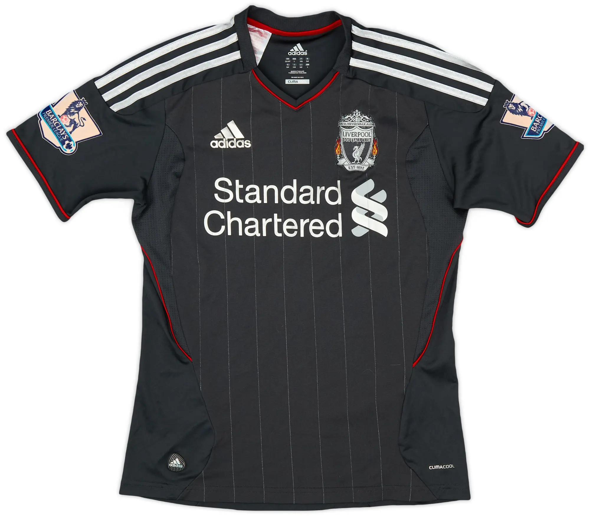 adidas 2011-12 Liverpool Away Shirt - 6/10 - (L.Boys)