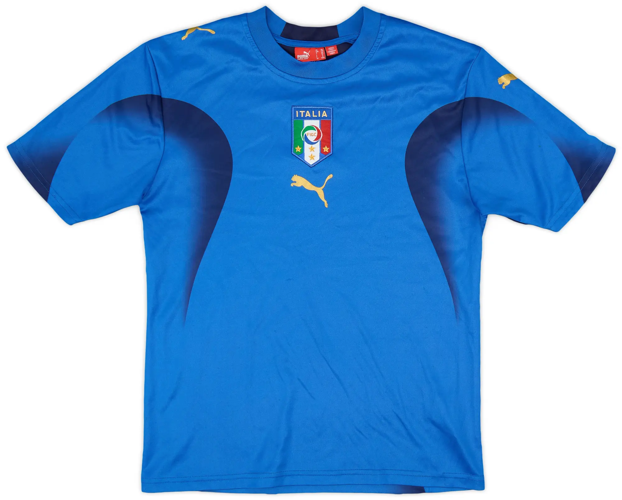 Puma 2006 Italy Home Shirt - 7/10 - (L.Boys)