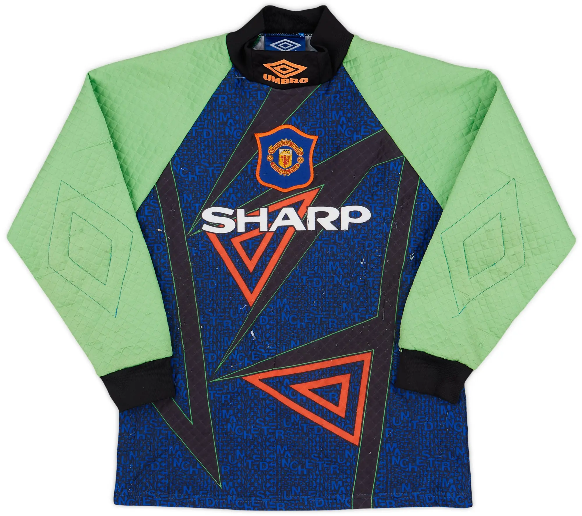 Umbro 1994-96 Manchester United GK Shirt - 7/10 - (L.Boys)