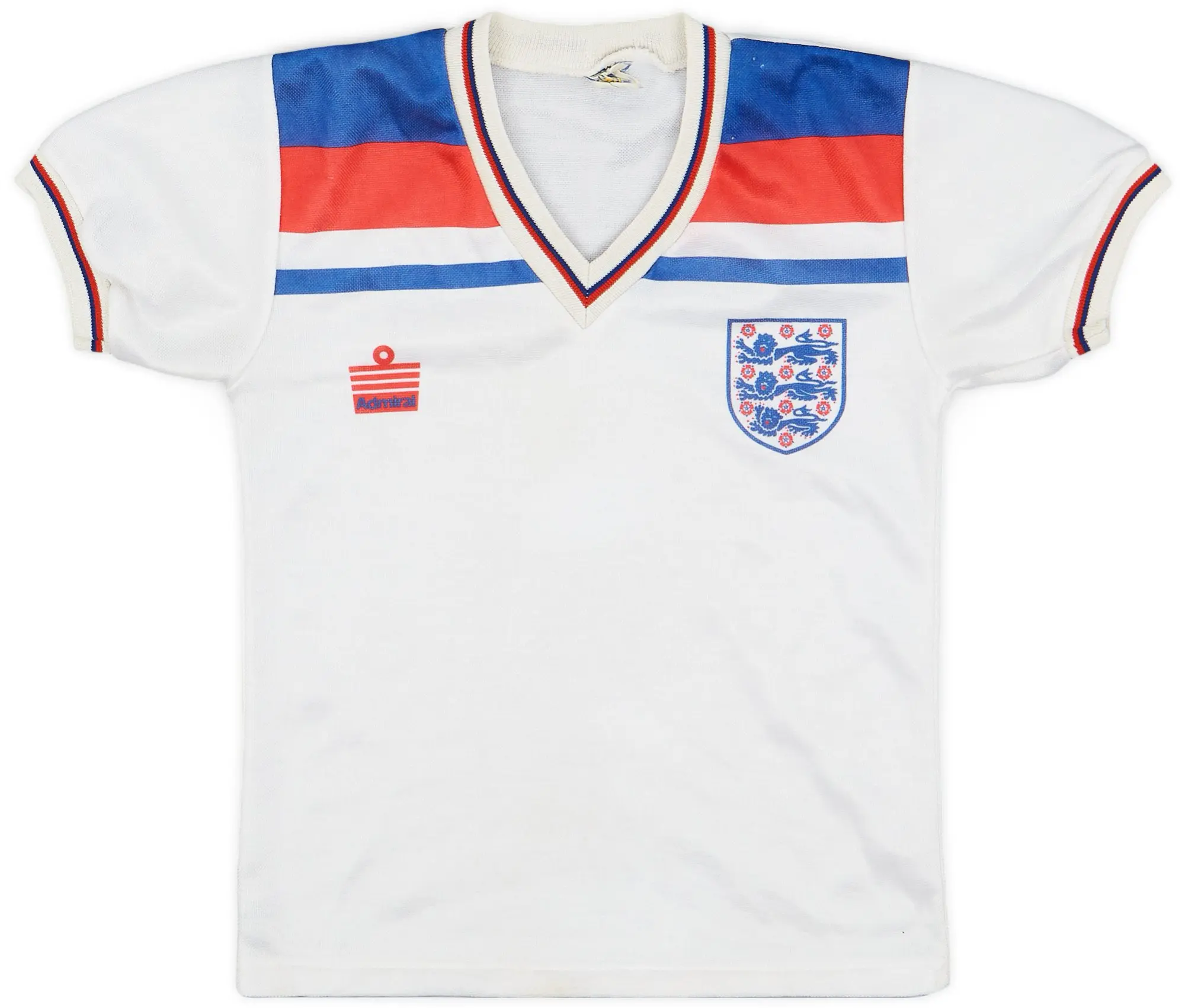 Admiral 1980-83 England Home Shirt - 7/10 - (S.Boys)