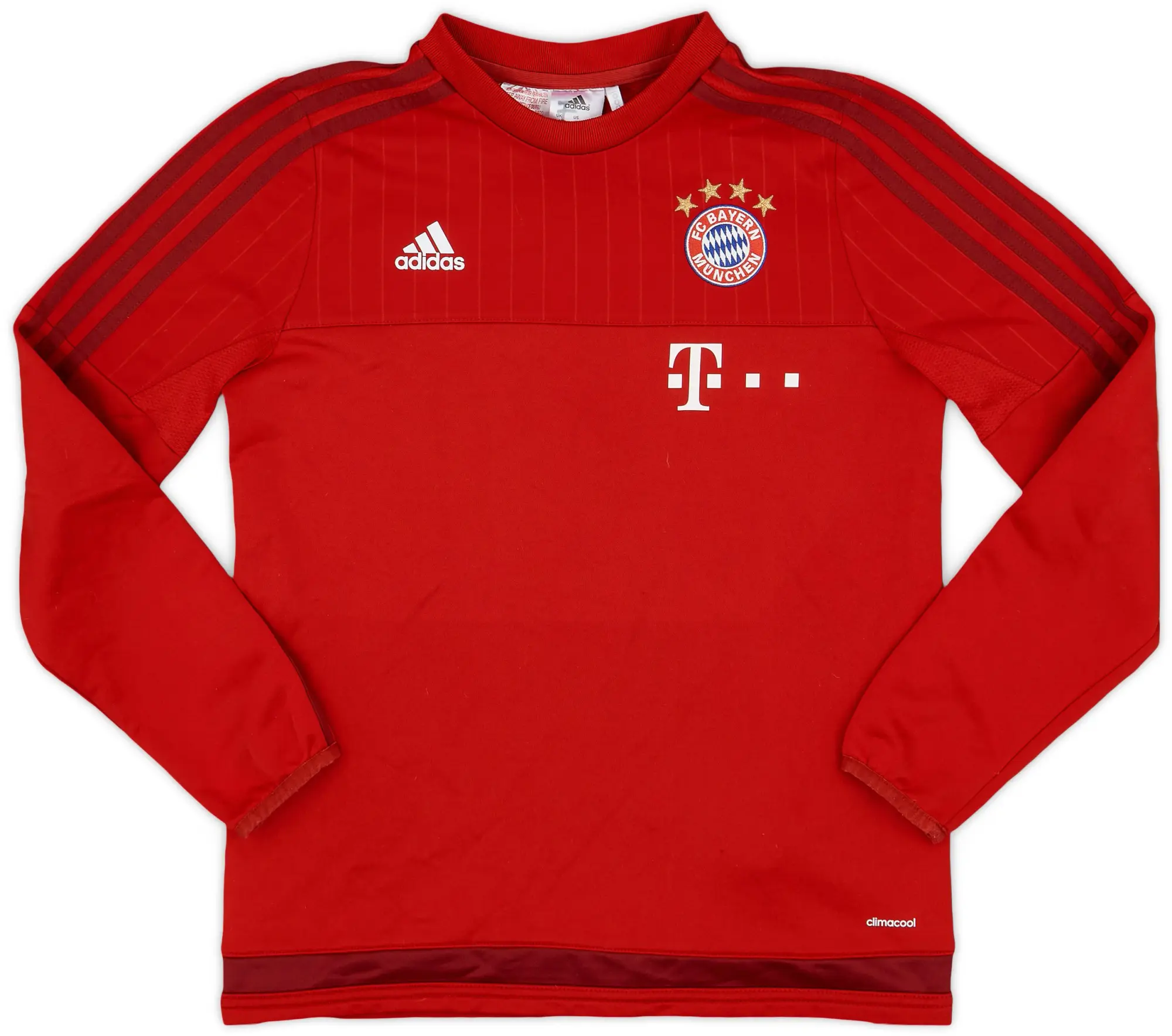 2015-16 Bayern Munich adidas Sweat Top - 8/10 - (M.Boys)