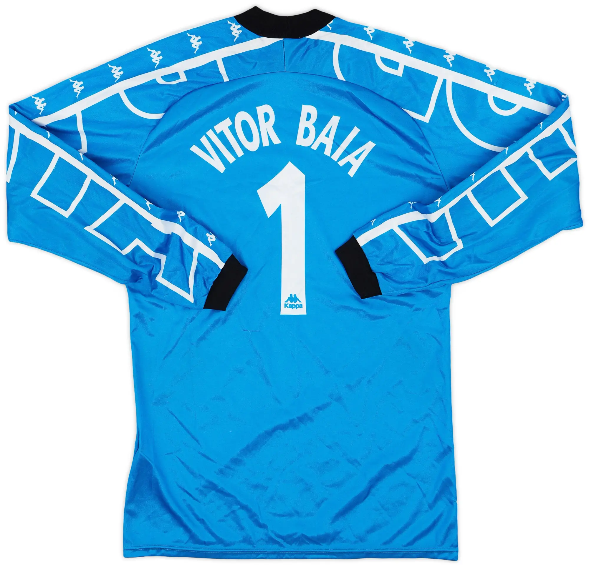 Kappa 1997-98 Barcelona GK Shirt Vitor Baia #1 - 8/10 - (XL.Boys)