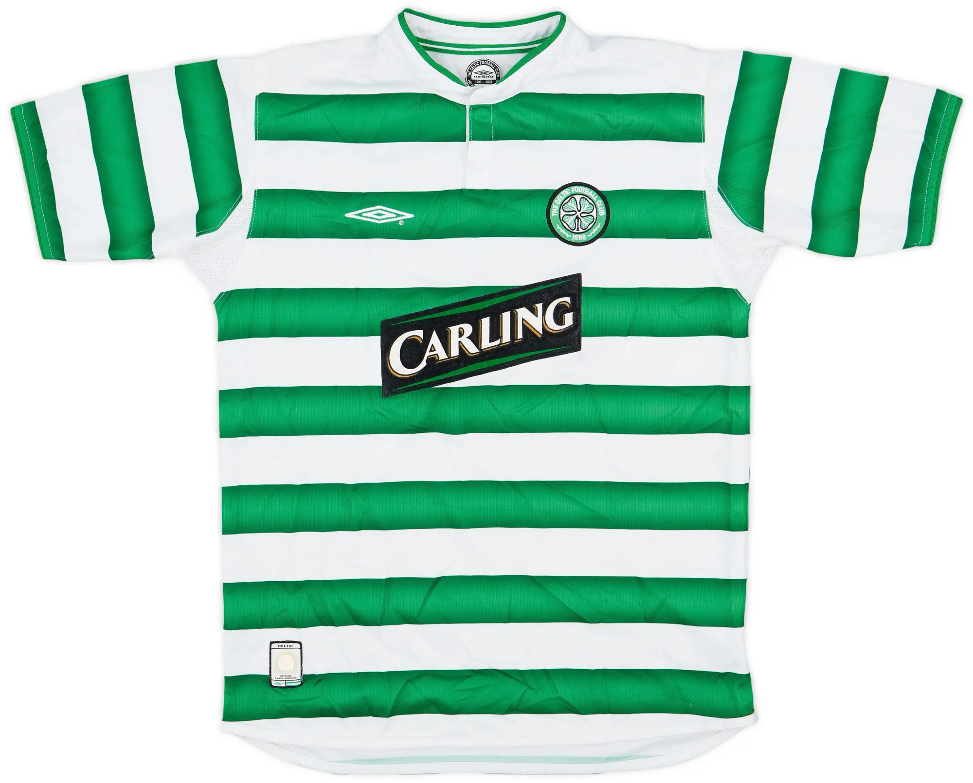 Umbro 2003-04 Celtic Home Shirt - 8/10 - (XL.Boys)