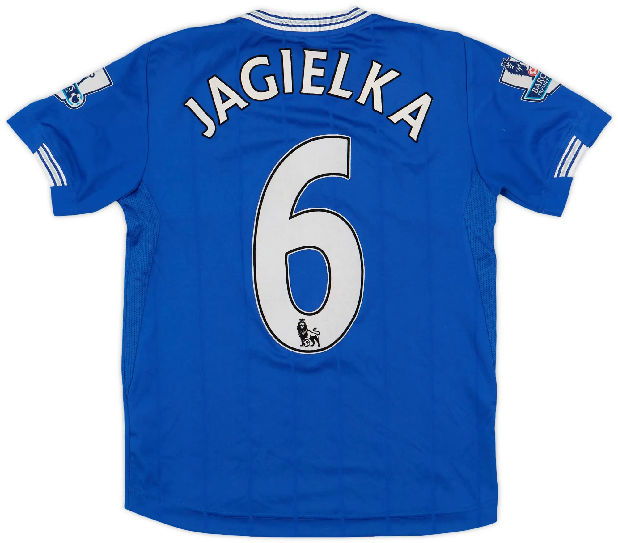 LeCoqSportif 2009-10 Everton Home Shirt Jagielka #6 - 5/10 - (XL.Boys)