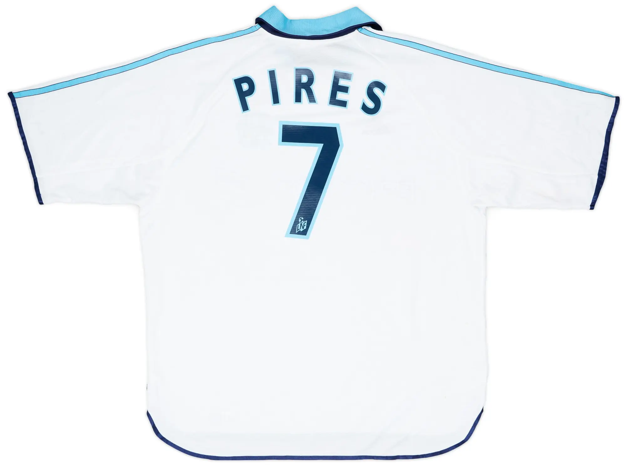 adidas 1999-00 Olympique Marseille Home Shirt Pires #7 - 5/10 - (XL)