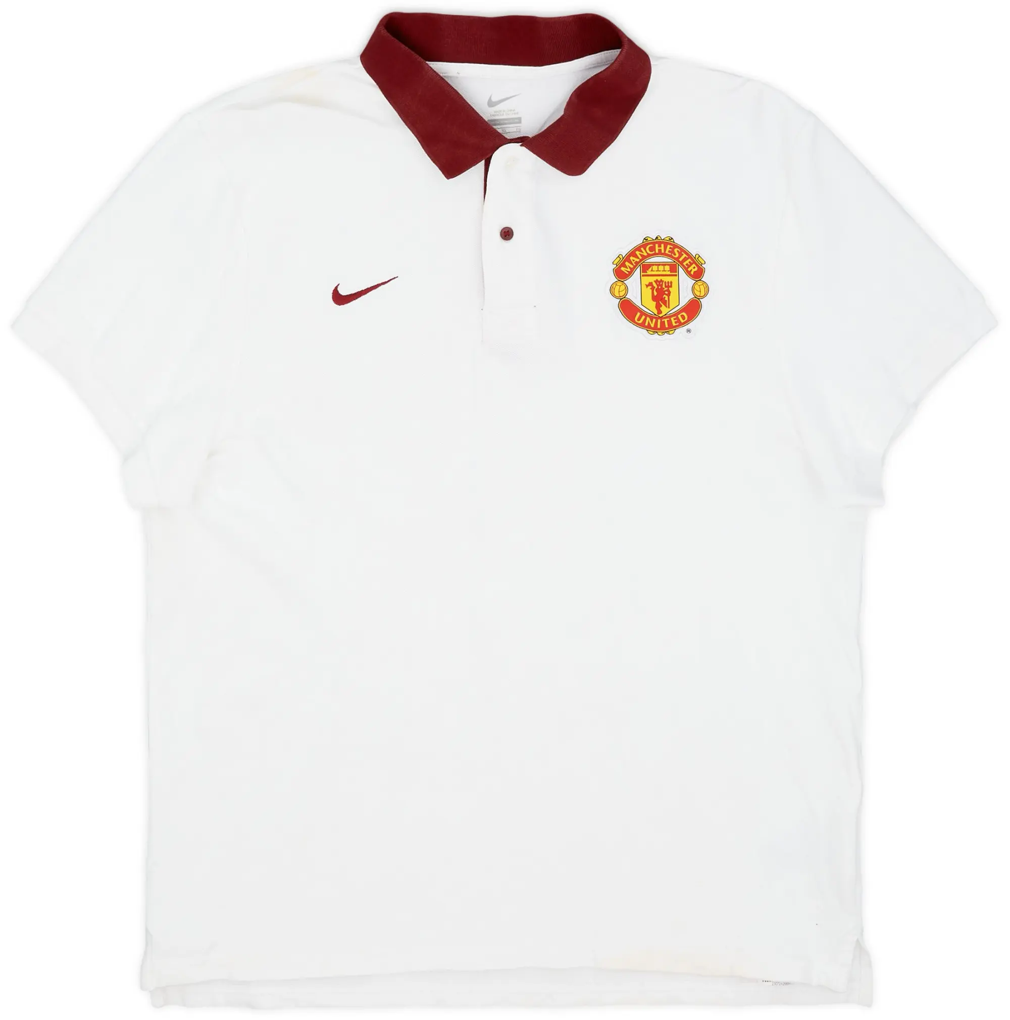 2013-14 Manchester United Nike Polo Shirt - 5/10 - (XL)