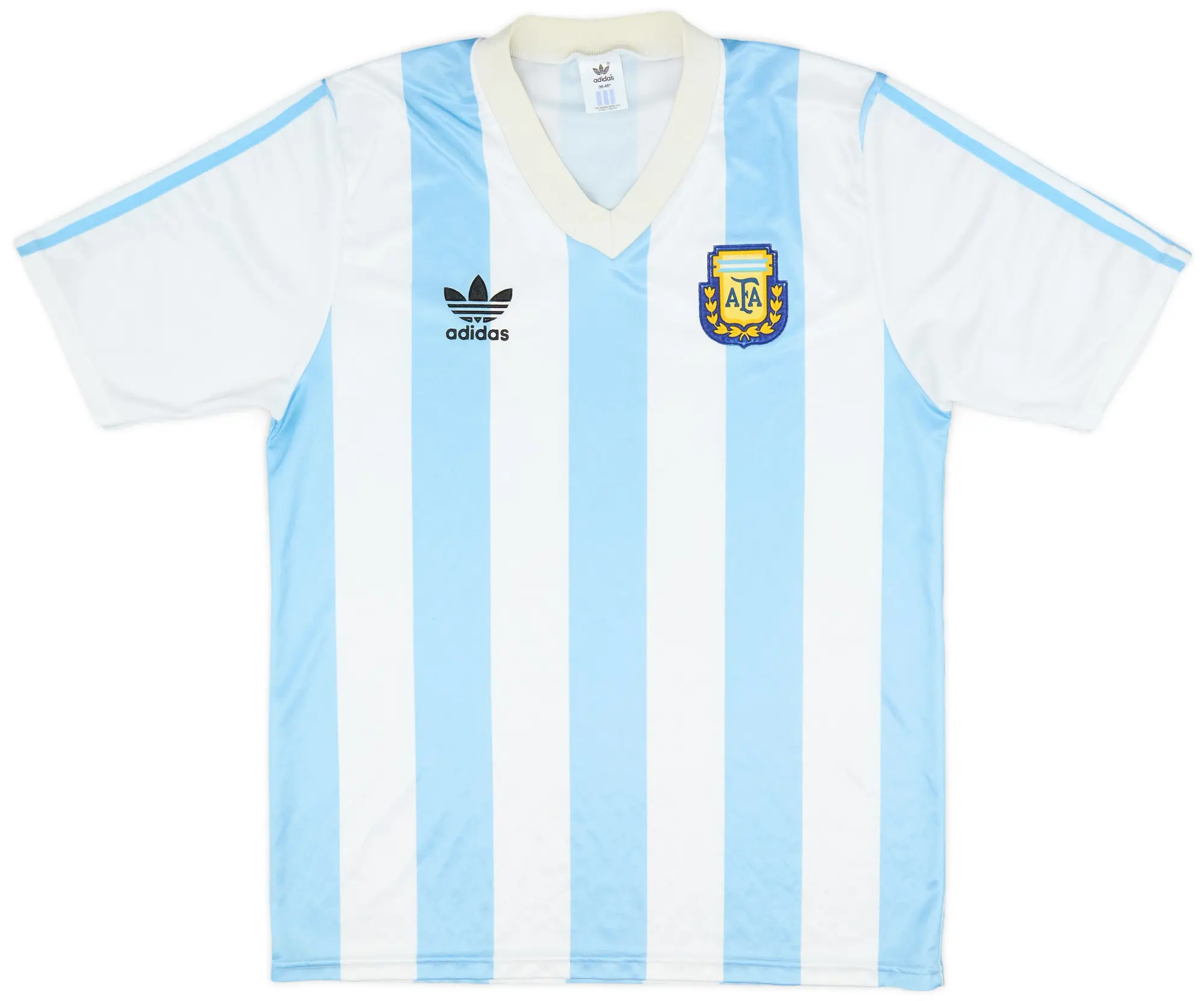 adidas 1990-91 Argentina Home Shirt - 7/10 - (M)