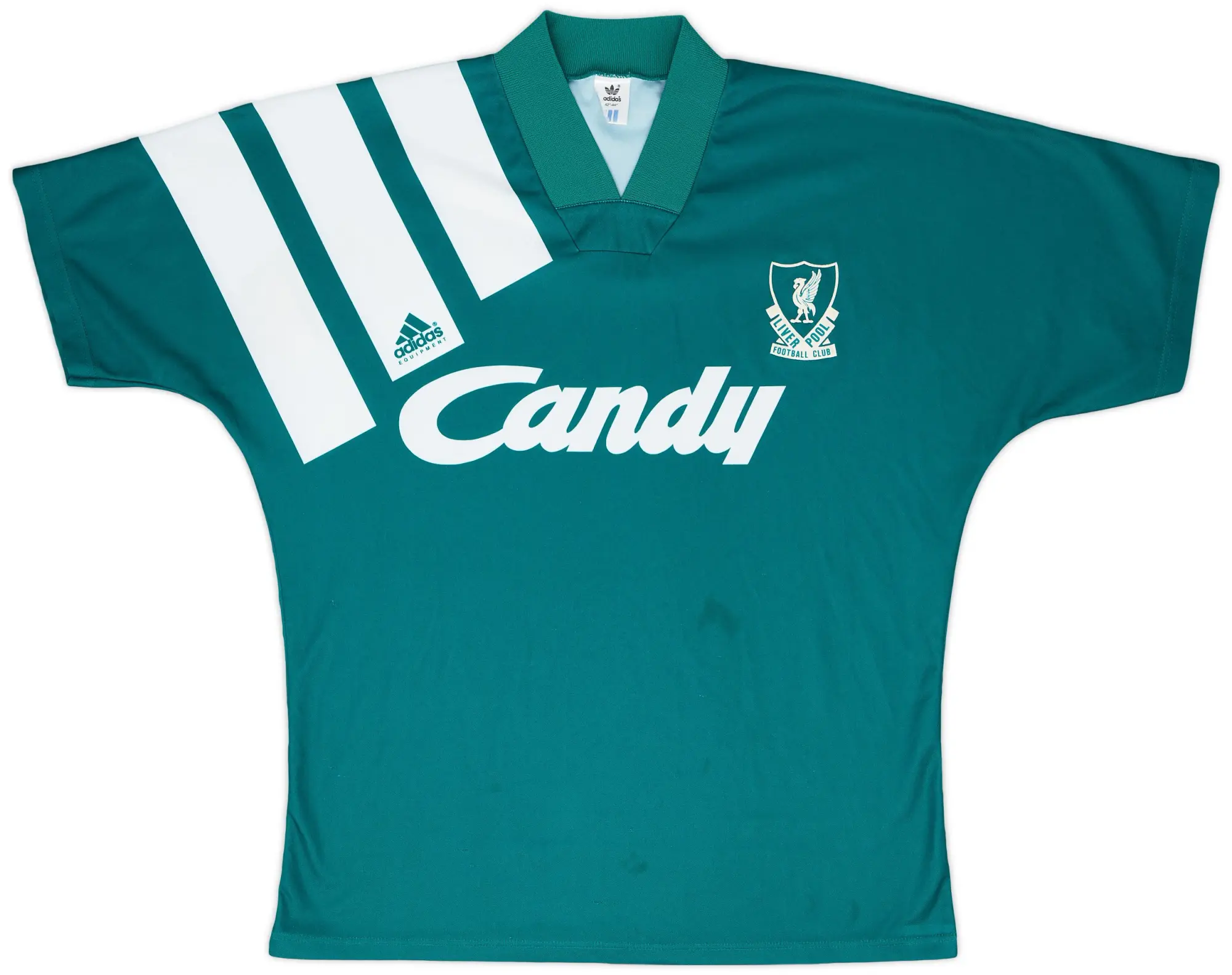 adidas 1991-92 Liverpool Away Shirt - 5/10 - (L)
