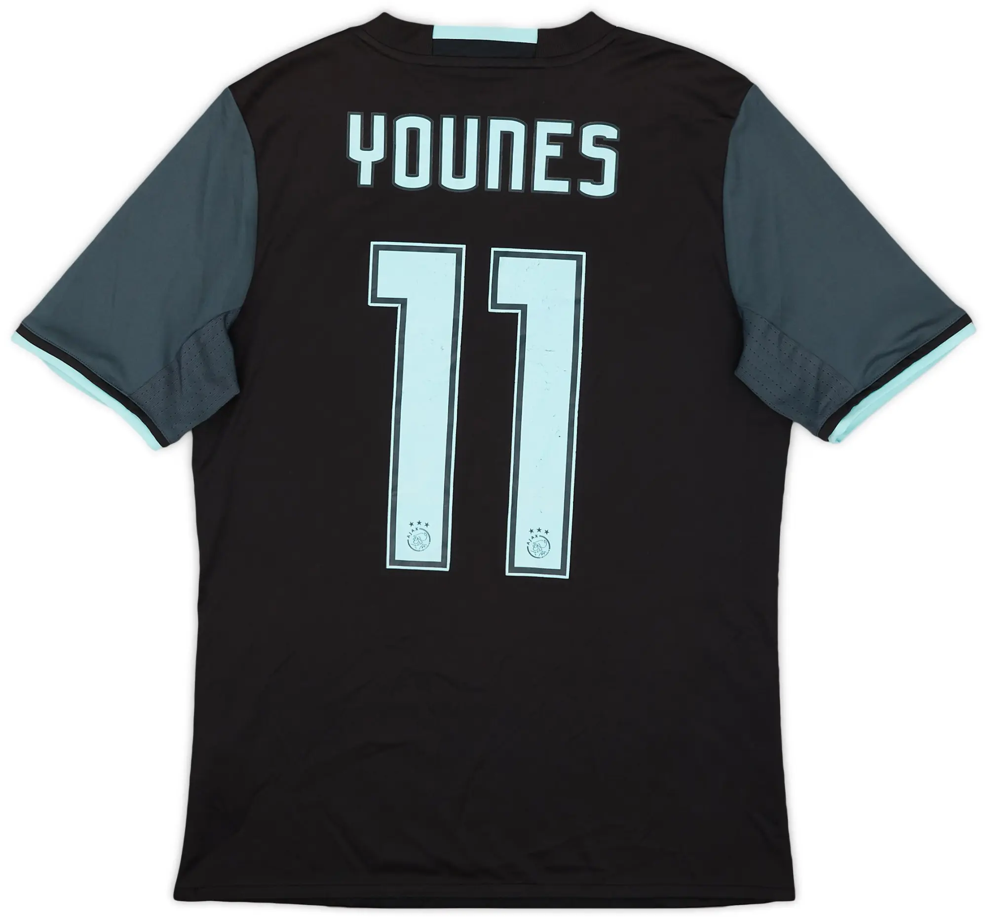 adidas 2016-17 Ajax Away Shirt Younes #11 - 7/10 - (XL.Boys)