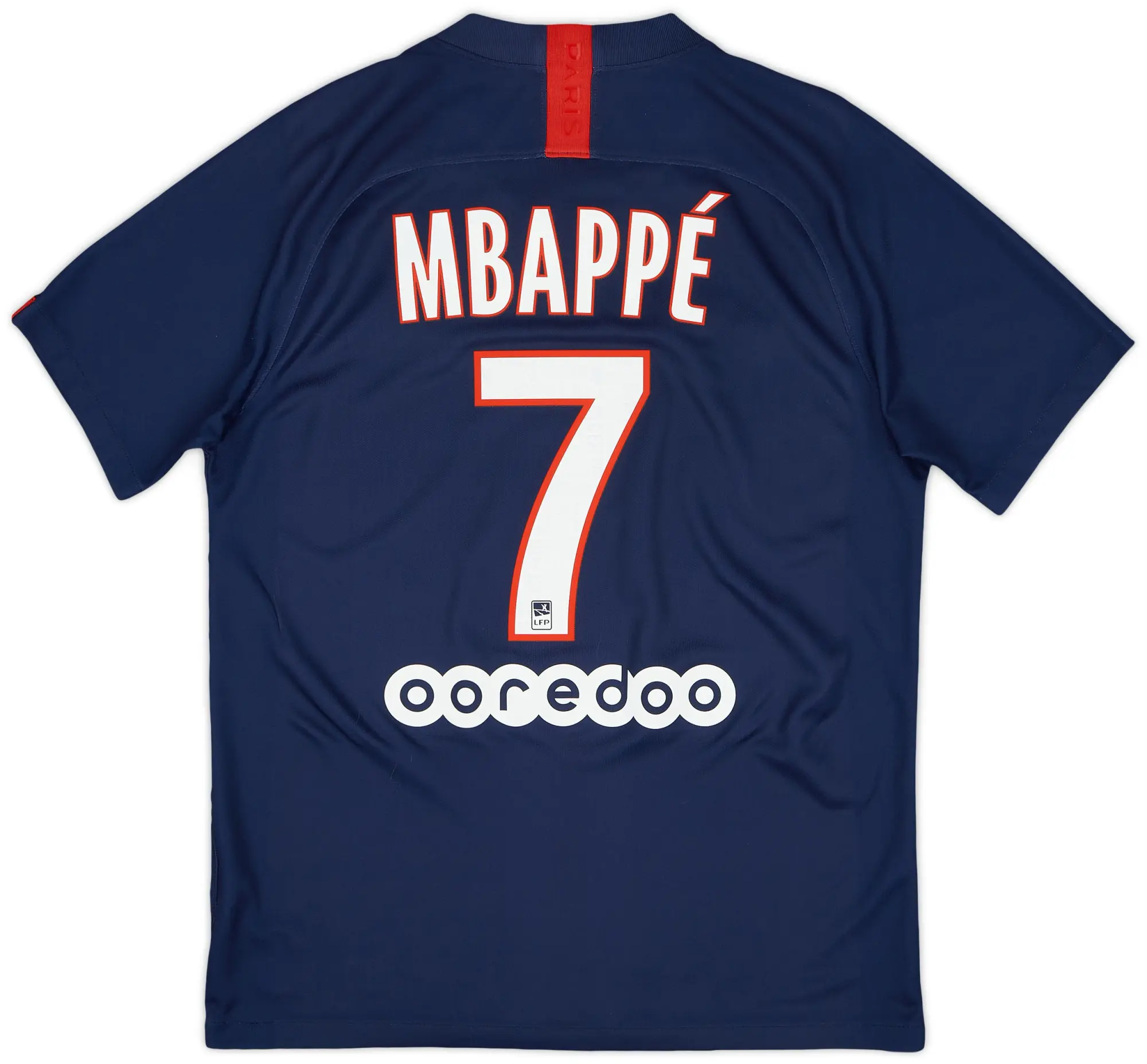 Nike 2019-20 Paris Saint-Germain Home Shirt Mbappe #7 - 5/10 - (M)