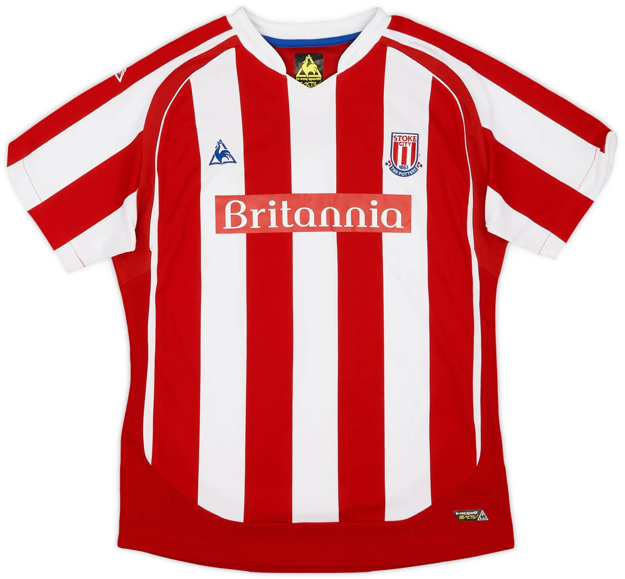 LeCoqSportif 2009-10 Stoke City Home Shirt - 7/10 - (Women's L)