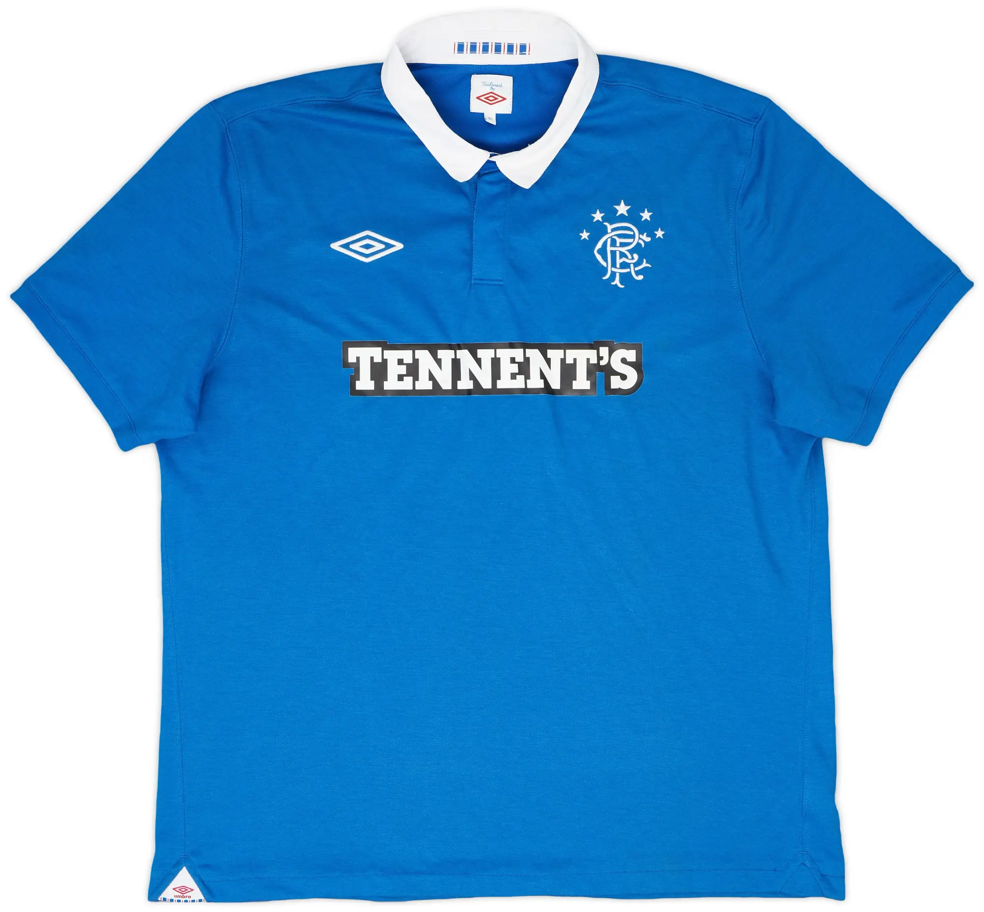 Umbro 2010-11 Rangers Home Shirt - 6/10 - (XL)