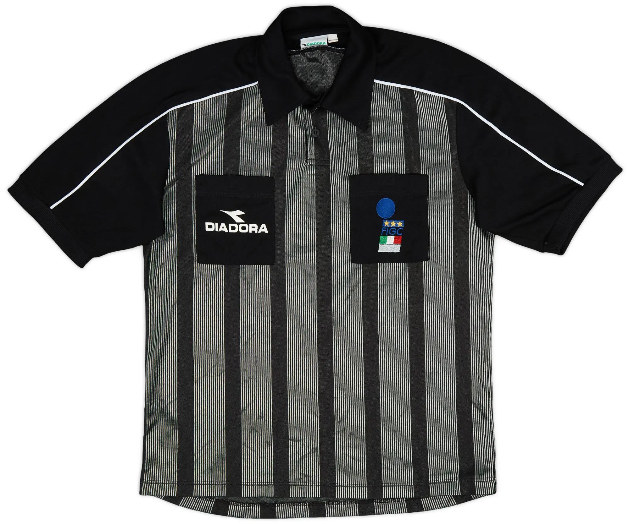 1999-00 Italy Diadora FIGC Referee Shirt - 8/10 - (L)