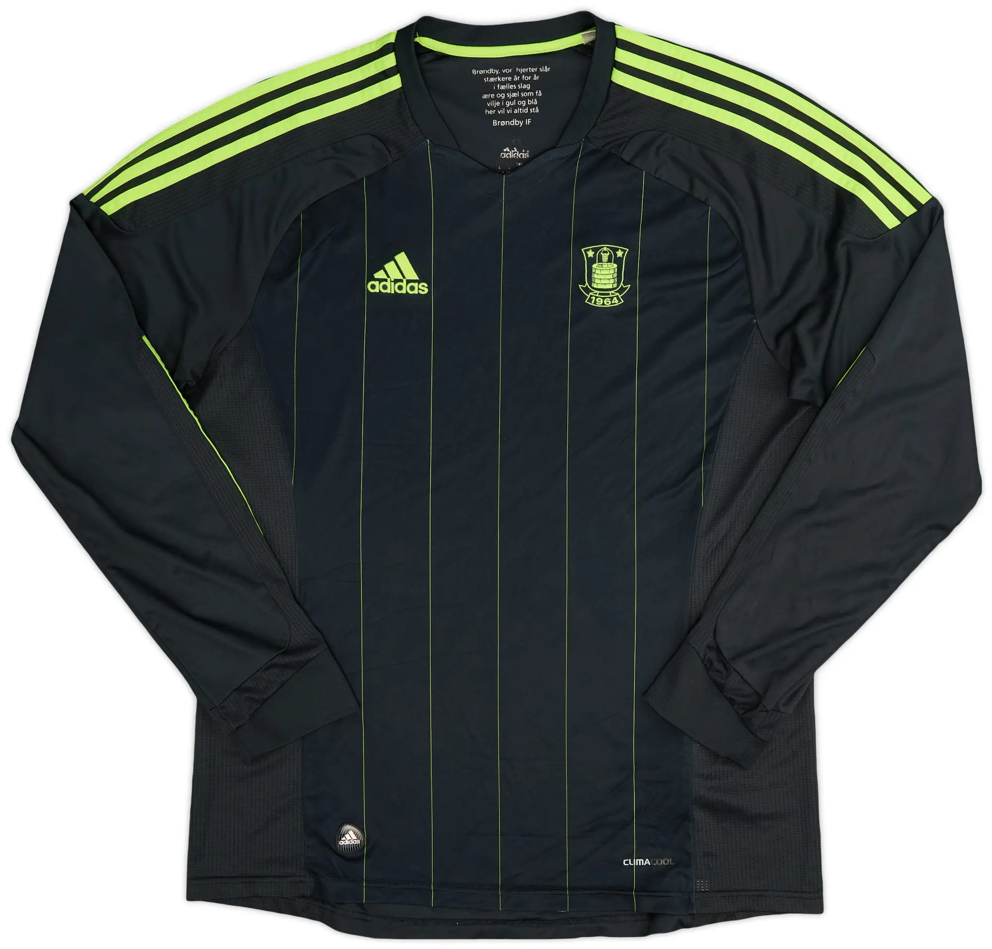 adidas 2011-12 Brondby Away L/S Shirt - 8/10 - (L)