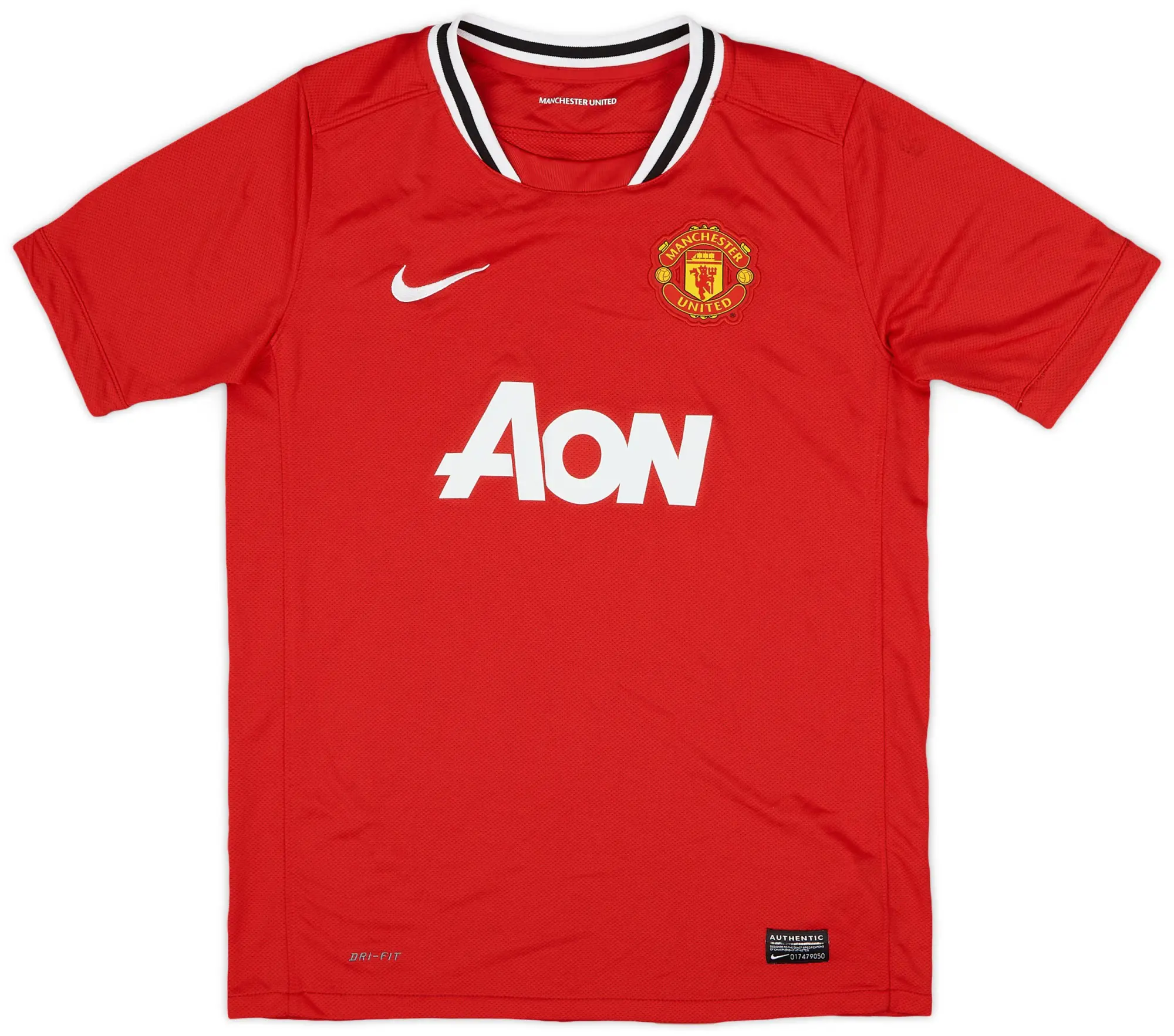 Nike 2011-12 Manchester United Home Shirt - 8/10 - (L.Boys)