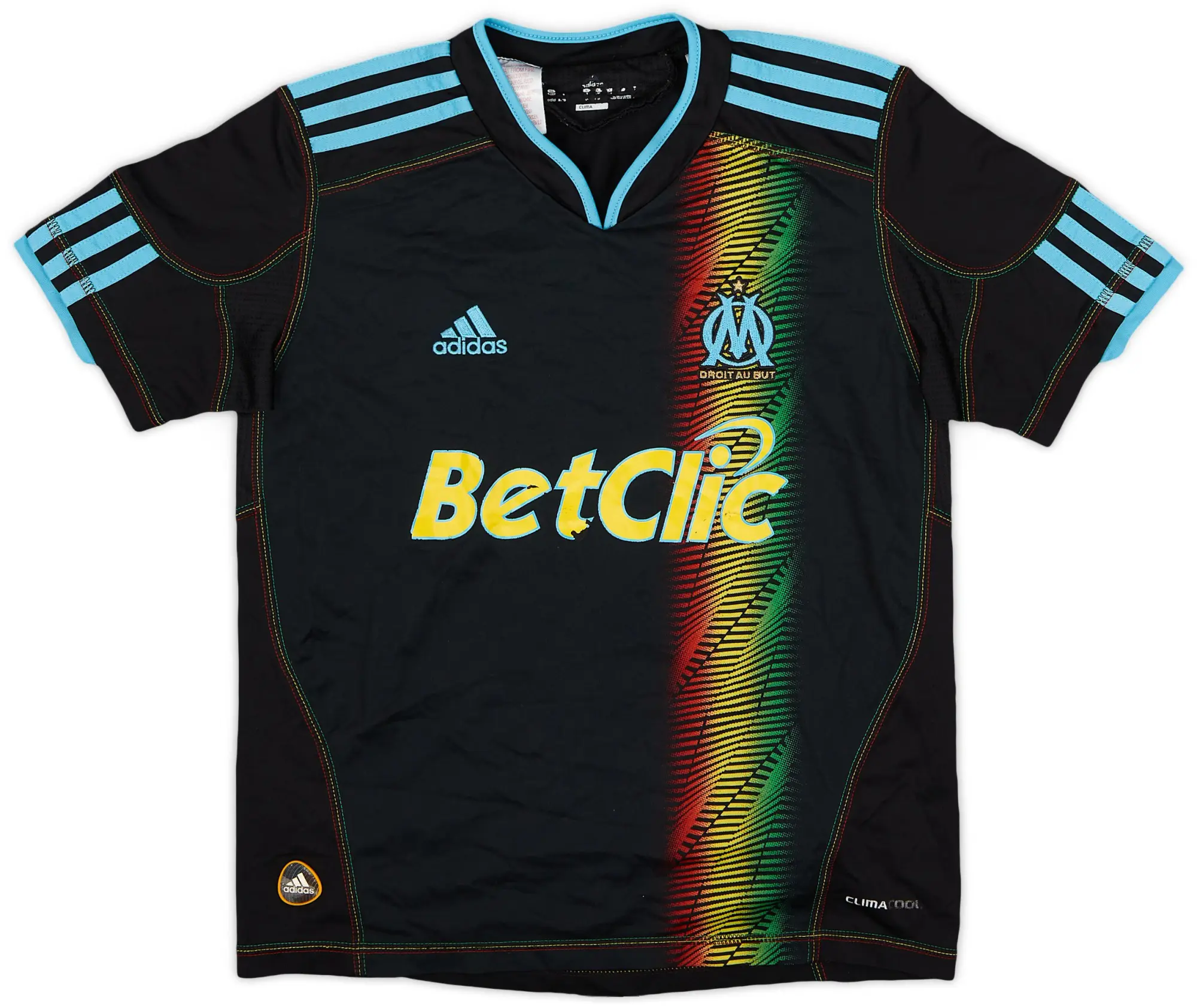 adidas 2010-11 Olympique Marseille Third Shirt - 5/10 - (S.Boys)