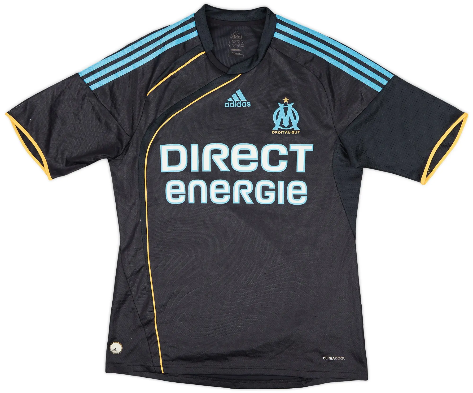 adidas 2009-10 Olympique Marseille Third Shirt - 7/10 - (M)