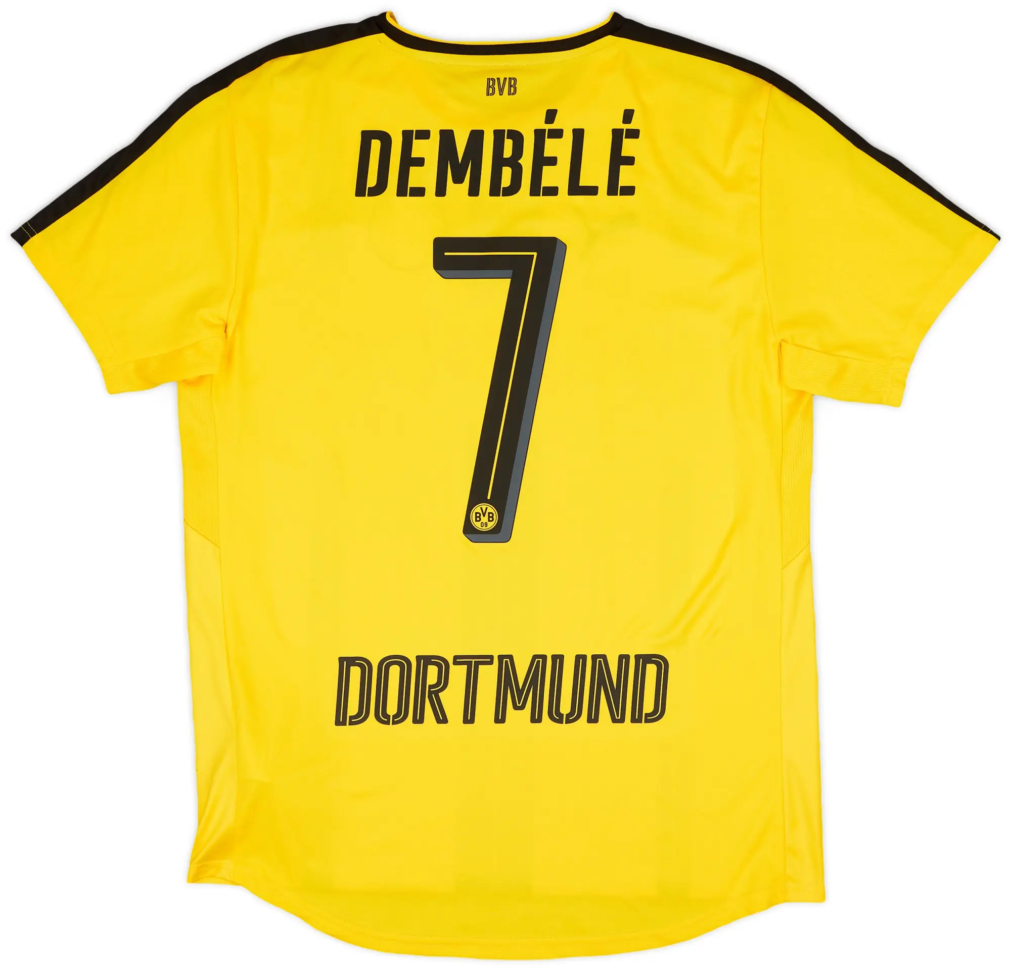 Puma 2016-17 Borussia Dortmund Home Shirt Dembele #7 - 9/10 - (L)