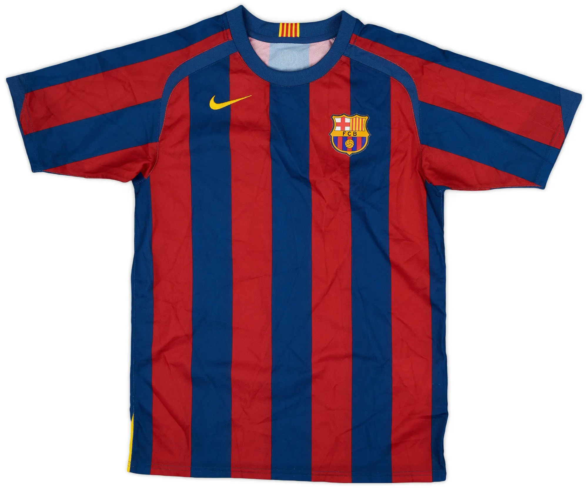 Nike 2005-06 Barcelona Basic Home Shirt - 8/10 - (S)