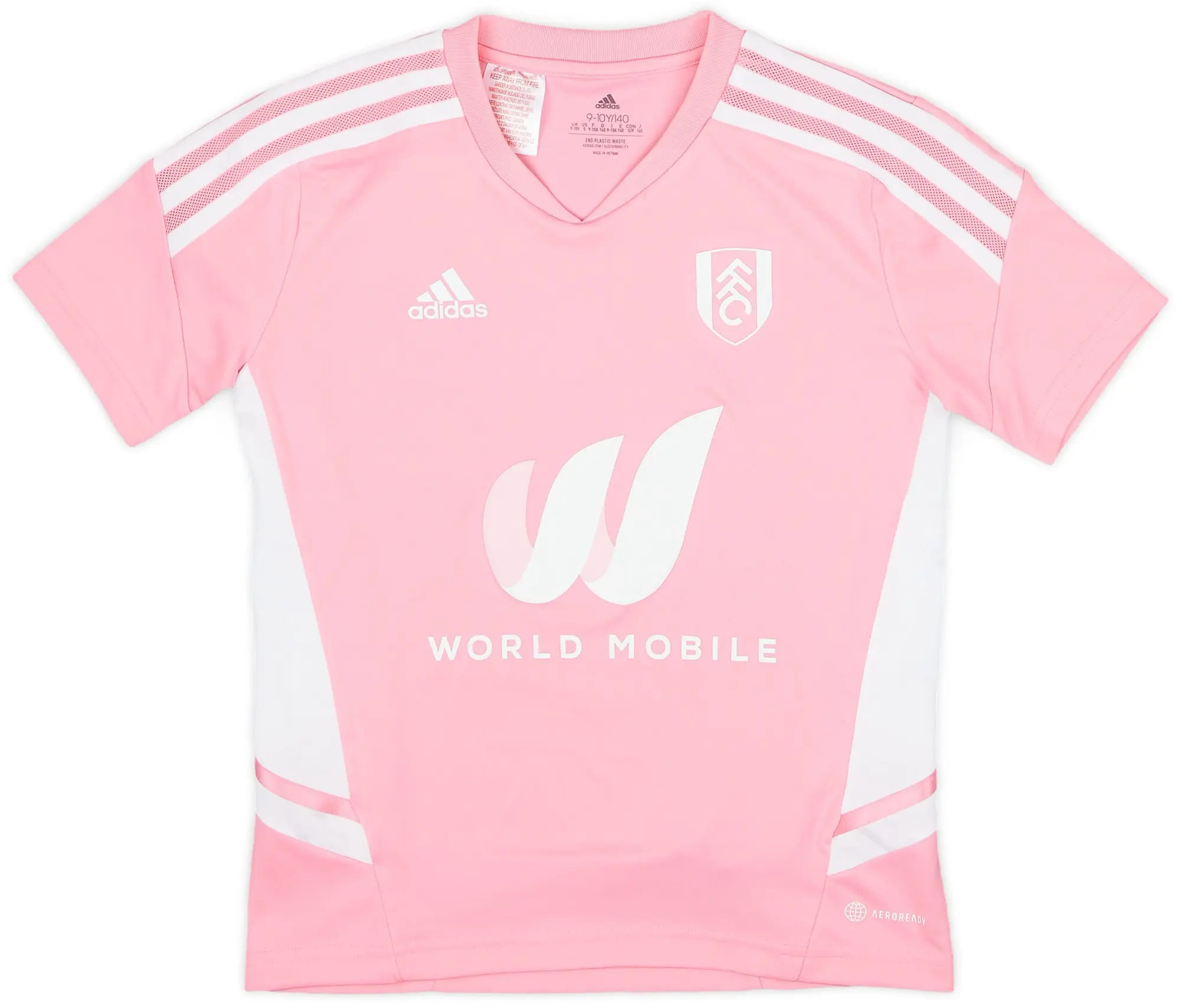 2022-23 Fulham adidas Training Shirt - 9/10 - (S.Boys)