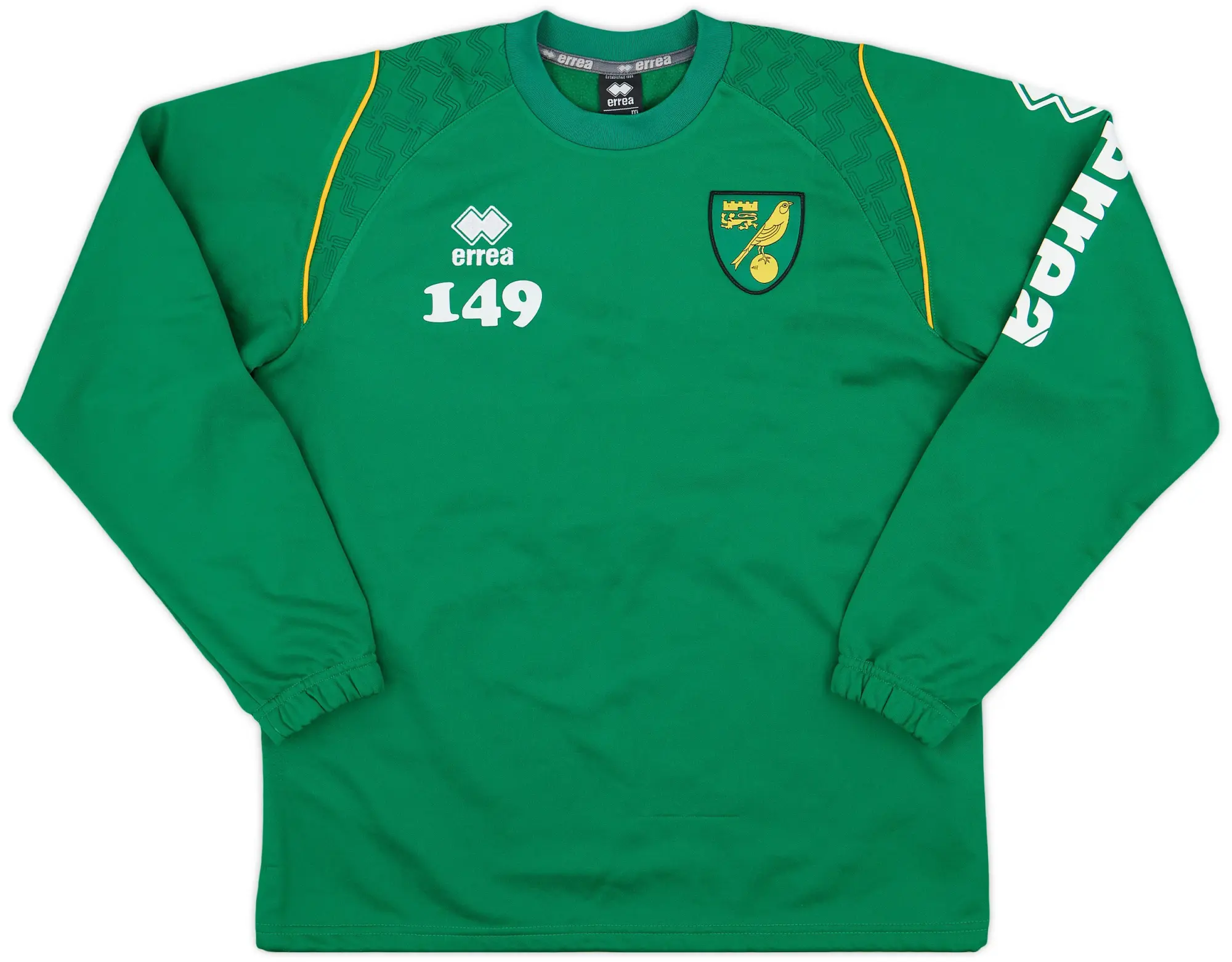 2011-12 Norwich Player Issue Errea Training L/S Shirt #149 - 8/10 - (M)