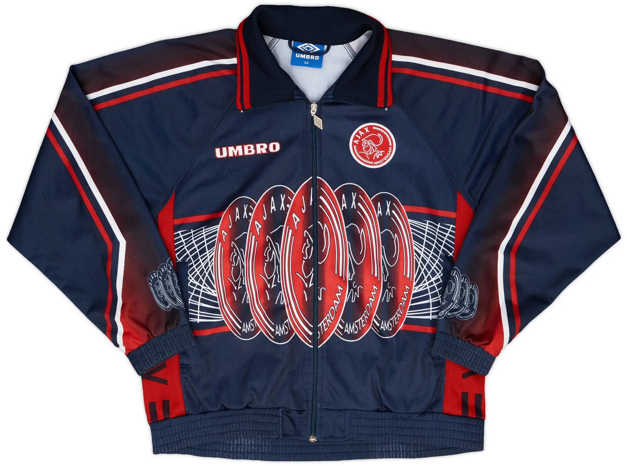 1997-98 Ajax Umbro Track Jacket - 8/10 - (S)