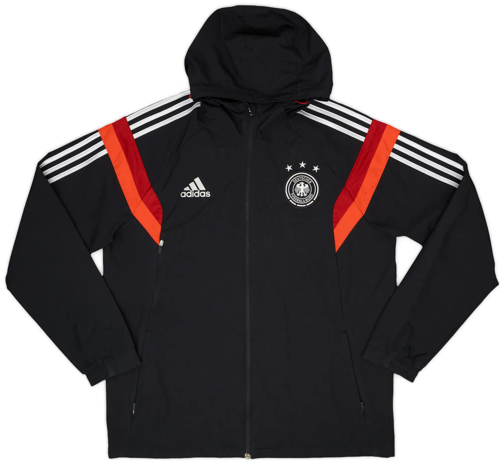 2014-15 Germany adidas Hooded Track Jacket - 8/10 - (L)