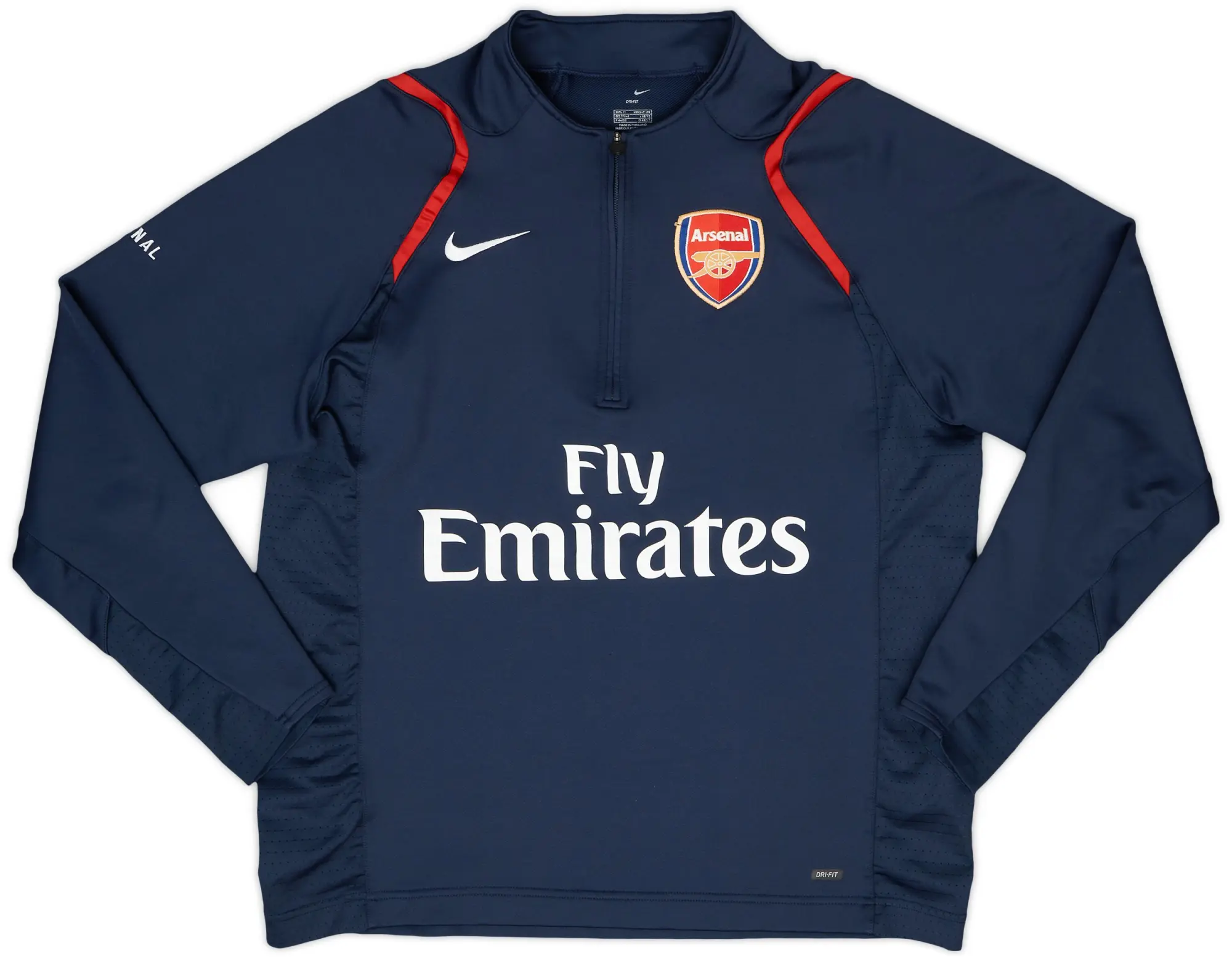 2006-07 Arsenal Nike 1/4 Zip Training Top - 8/10 - (M)