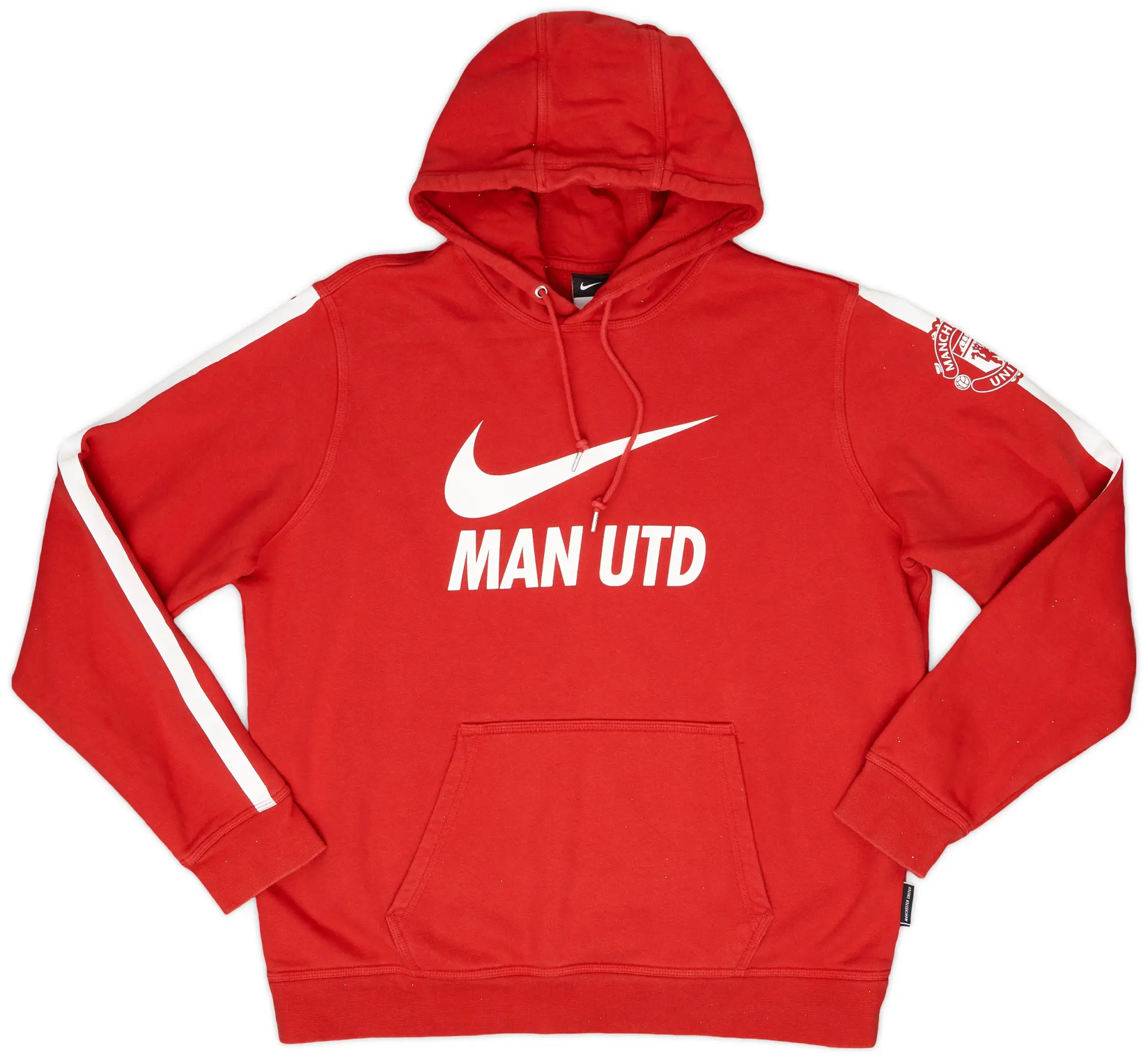 2014-15 Manchester United Nike Hooded Top - 8/10 - (XL)