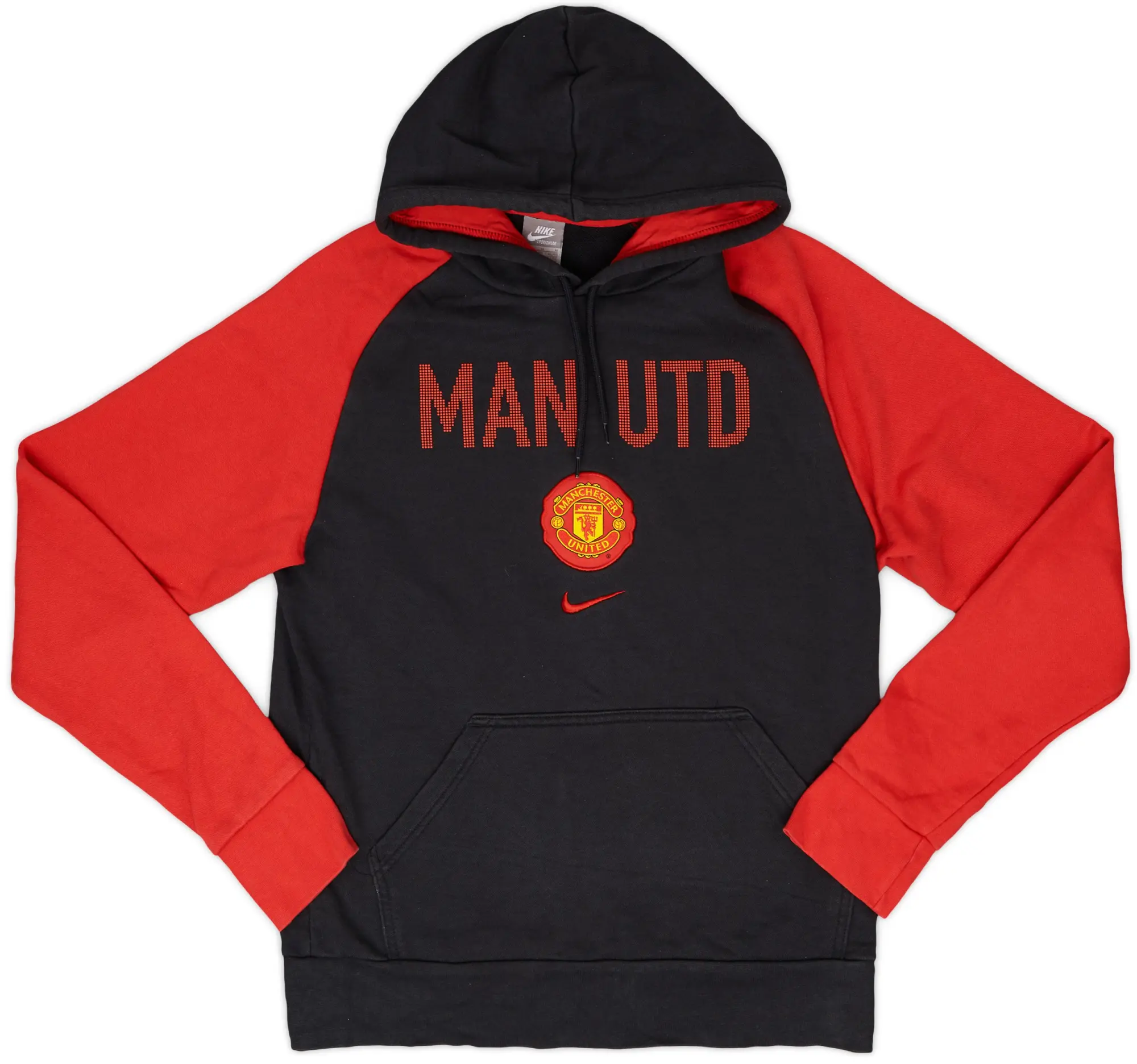 2009-10 Manchester United Nike Hooded Top - 8/10 - (M)