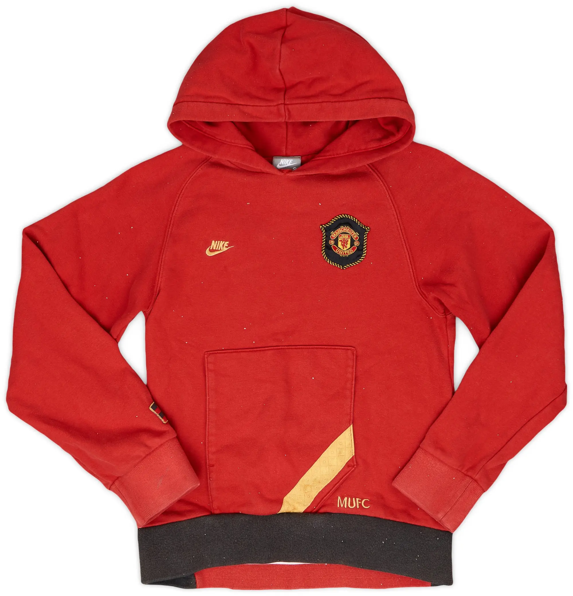 2007-08 Manchester United Nike Hooded Top - 8/10 - (S.Boys)