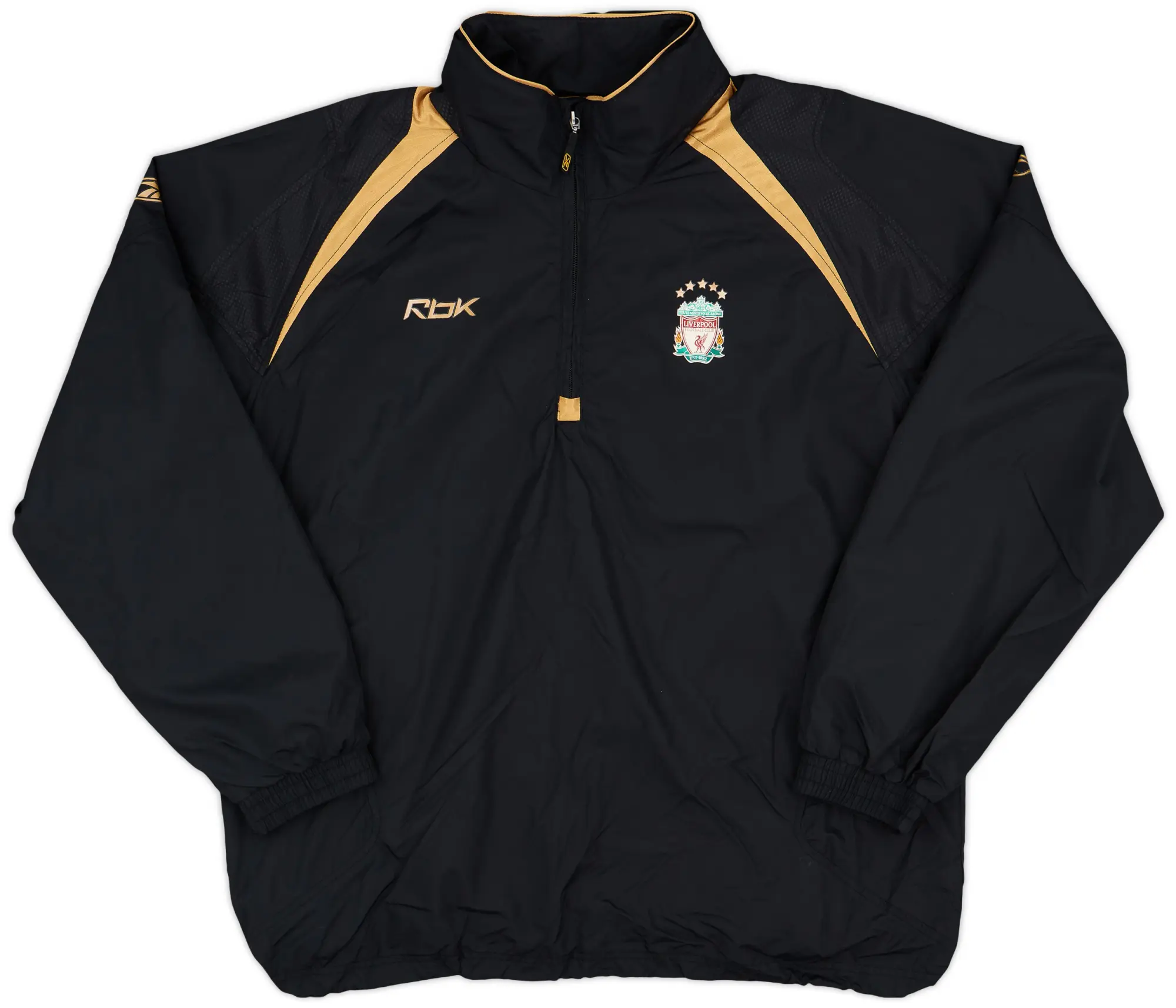 2005-06 Liverpool Reebok 1/4 Zip Training Top - 5/10 - (XXL)