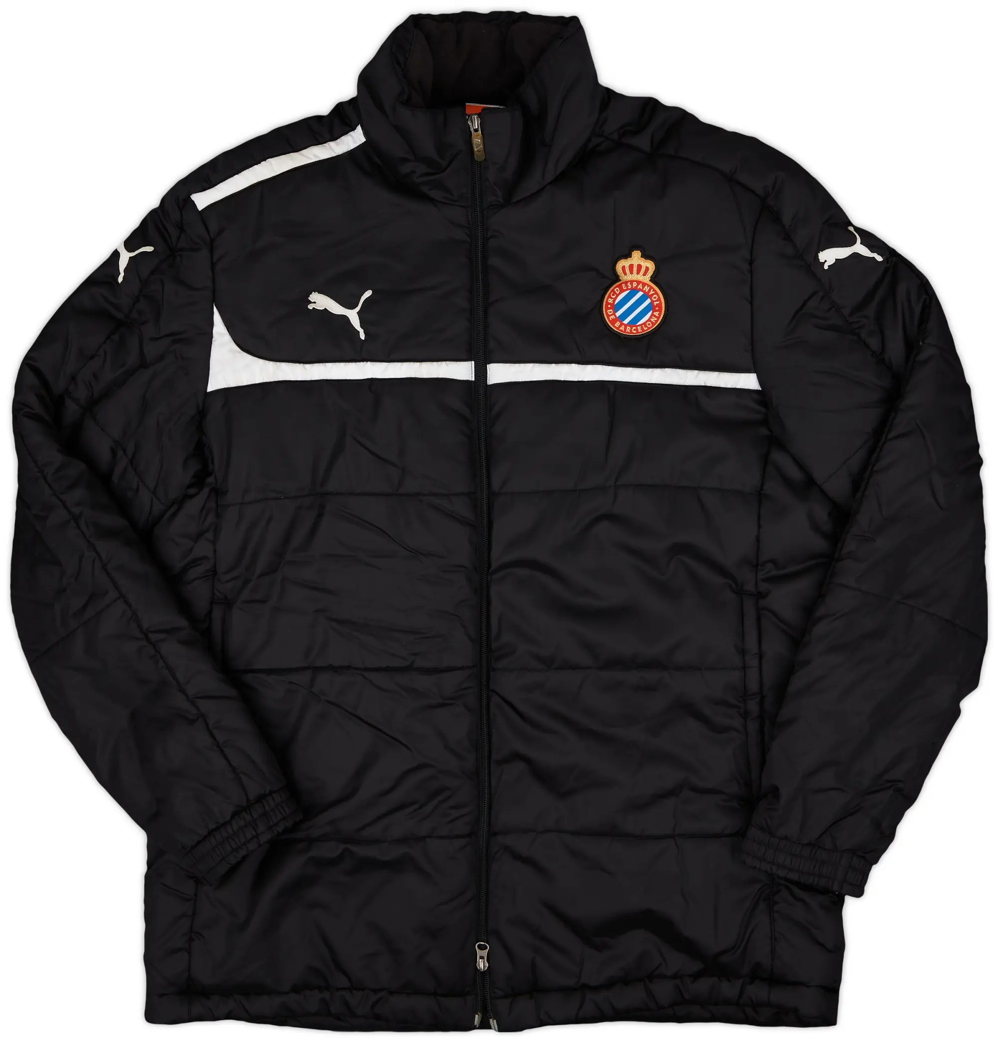 2012-13 Espanyol Puma Padded Bench Coat - 9/10 - (L)