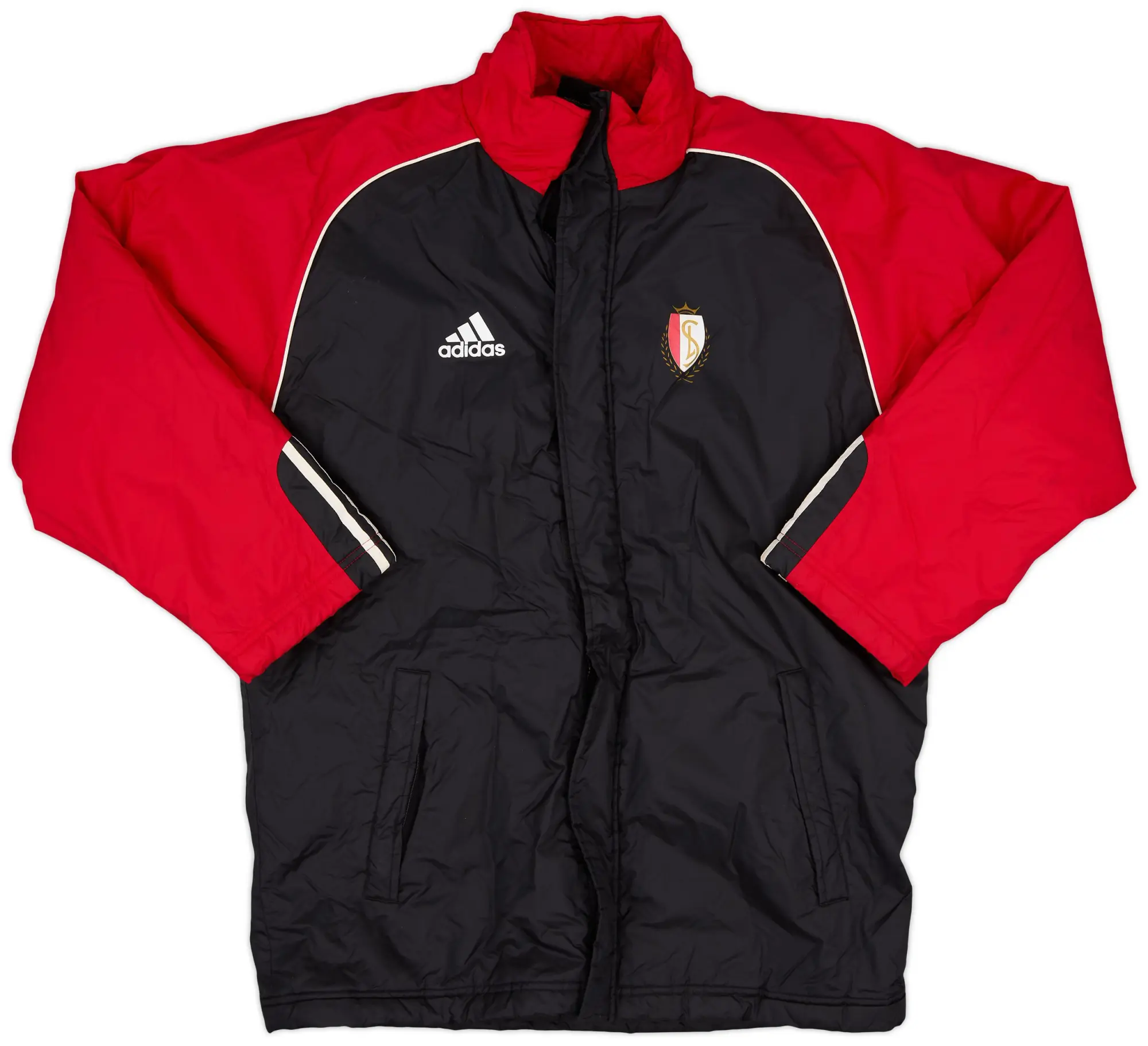 2002-03 Standard Liege adidas Padded Bench Coat - 8/10 - (M/L)