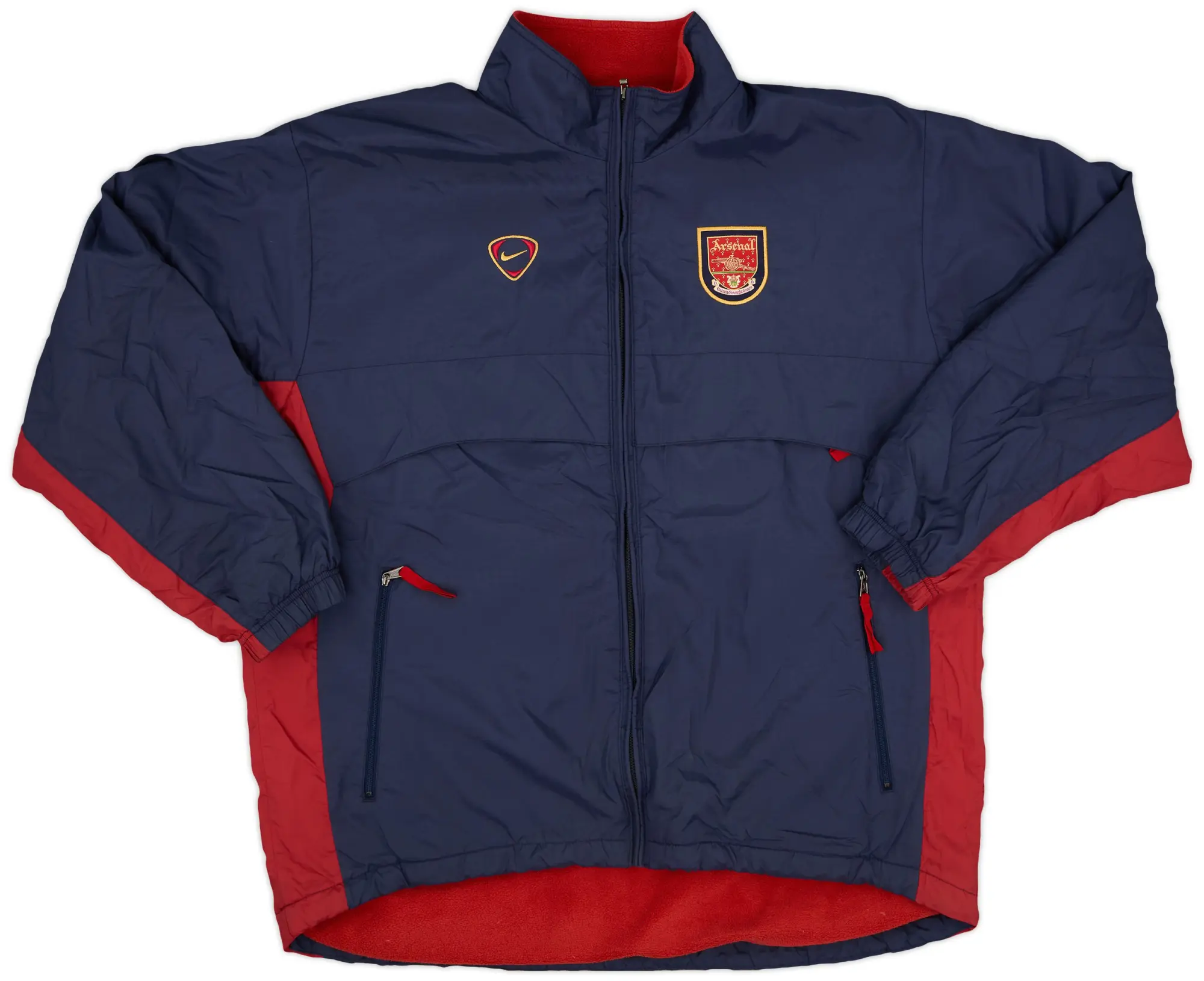 2000-01 Arsenal Nike Padded Bench Coat - 7/10 - (L)