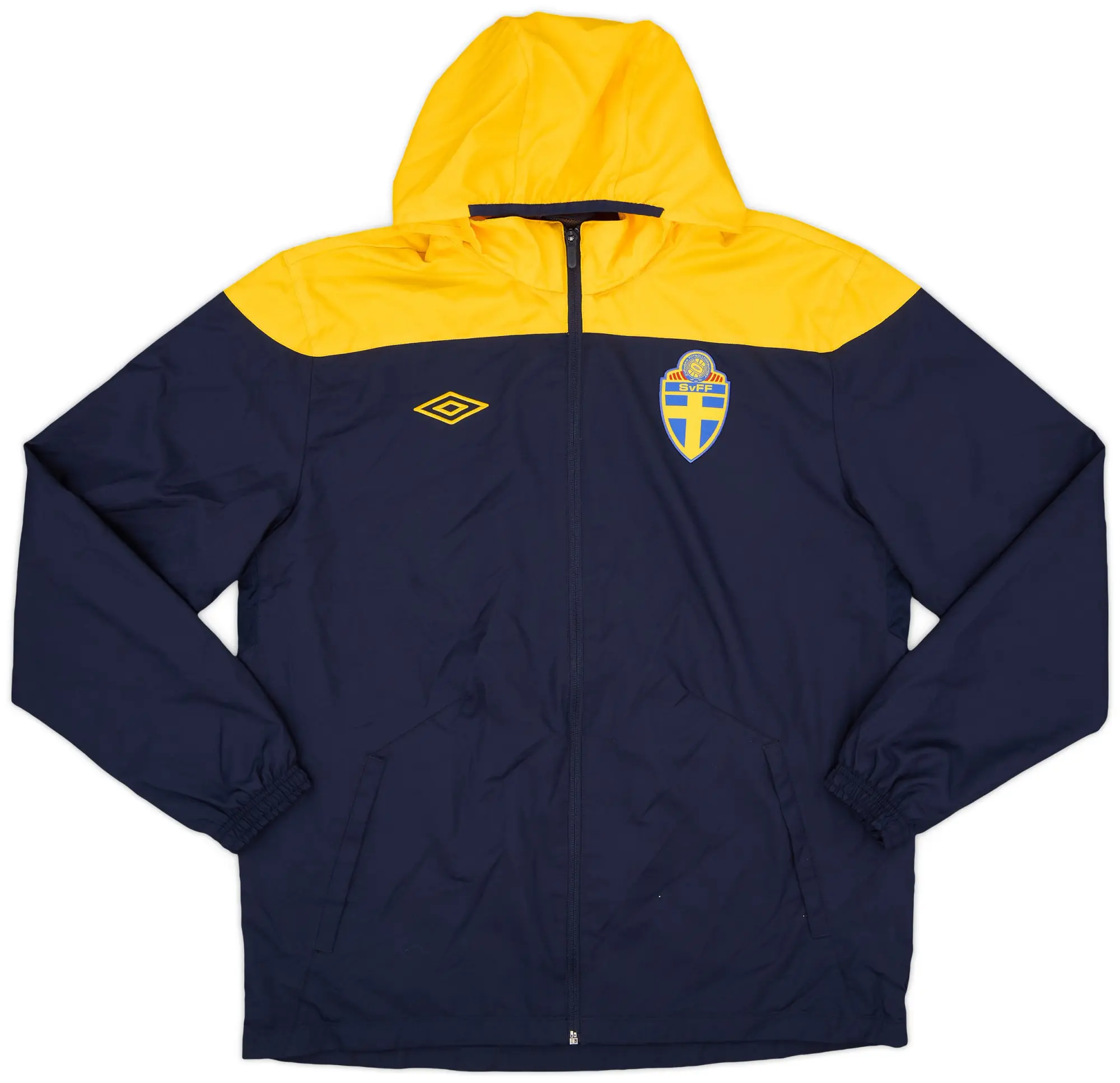 2010-12 Sweden Umbro Hooded Track Jacket - 8/10 - (L)