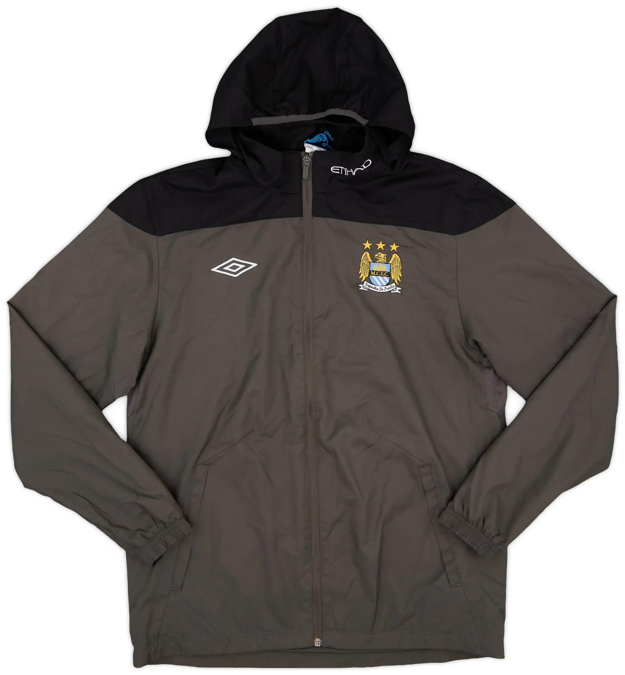 2011-12 Manchester City Umbro Rain Jacket - 9/10 - (M)