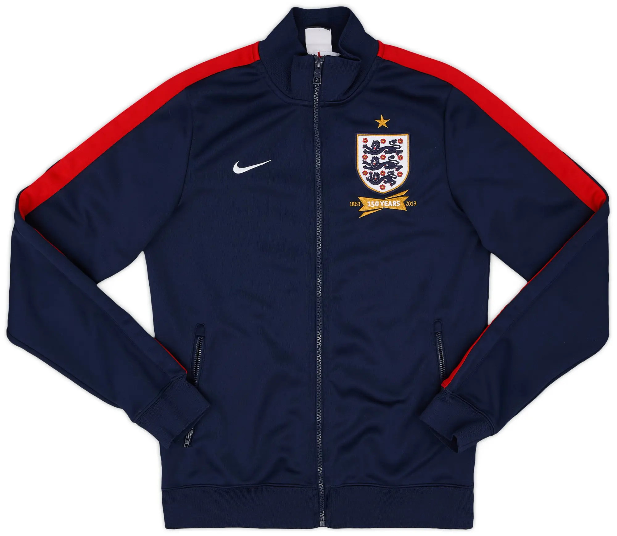 2013-14 England Nike N98 Track Jacket - 10/10 - (S)