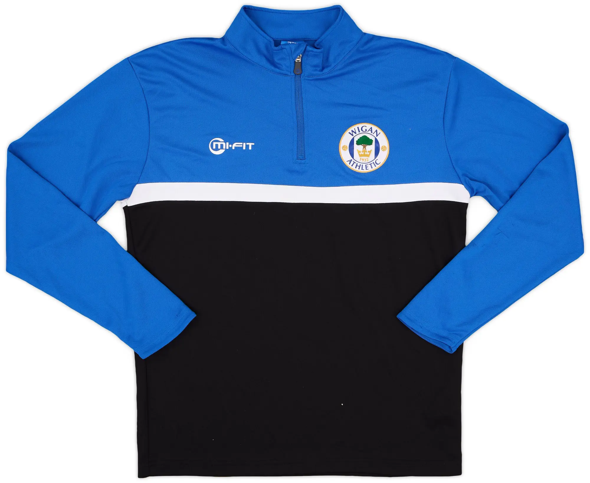 Jacket/Coat 2012-13 Wigan Mi-Fit 1/4 Zip Drill Top - 8/10 - (S)