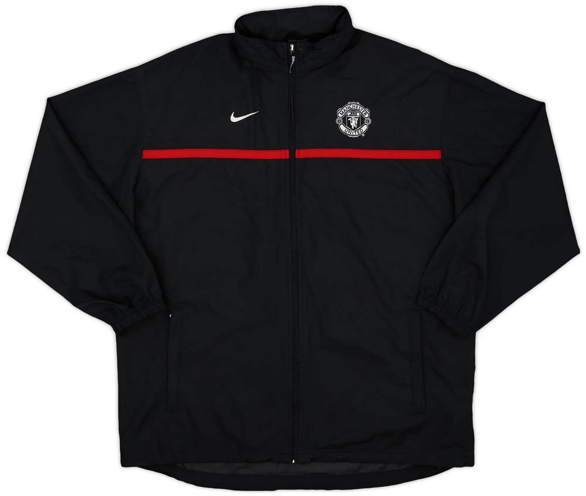 Nike 2003-04 Manchester United Hooded Rain Jacket - 8/10 - (L)