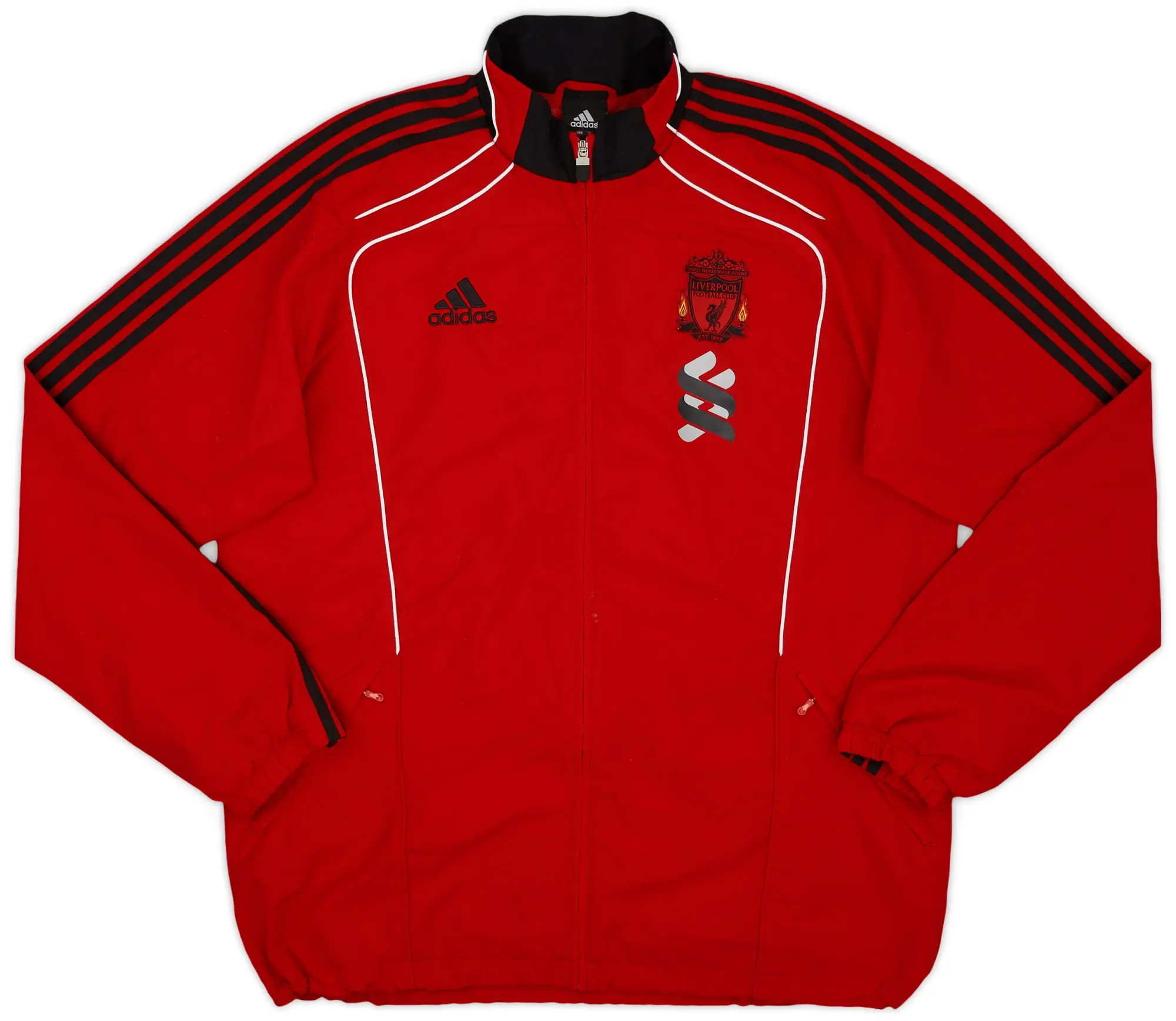 2010-11 Liverpool adidas Track Jacket - 8/10 - (XL)