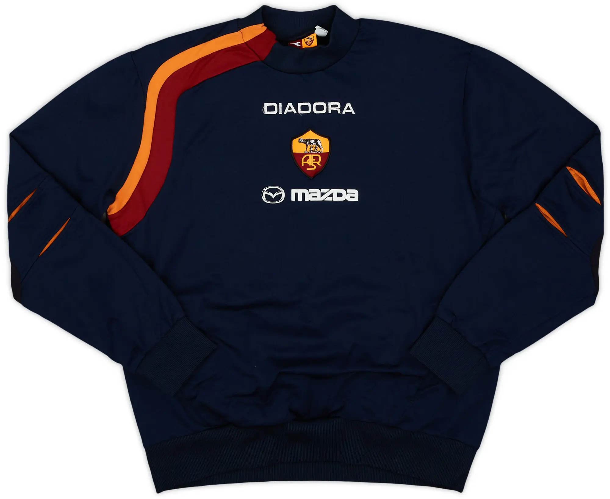 2005-06 Roma Diadora Sweat Top - 6/10 - (M)