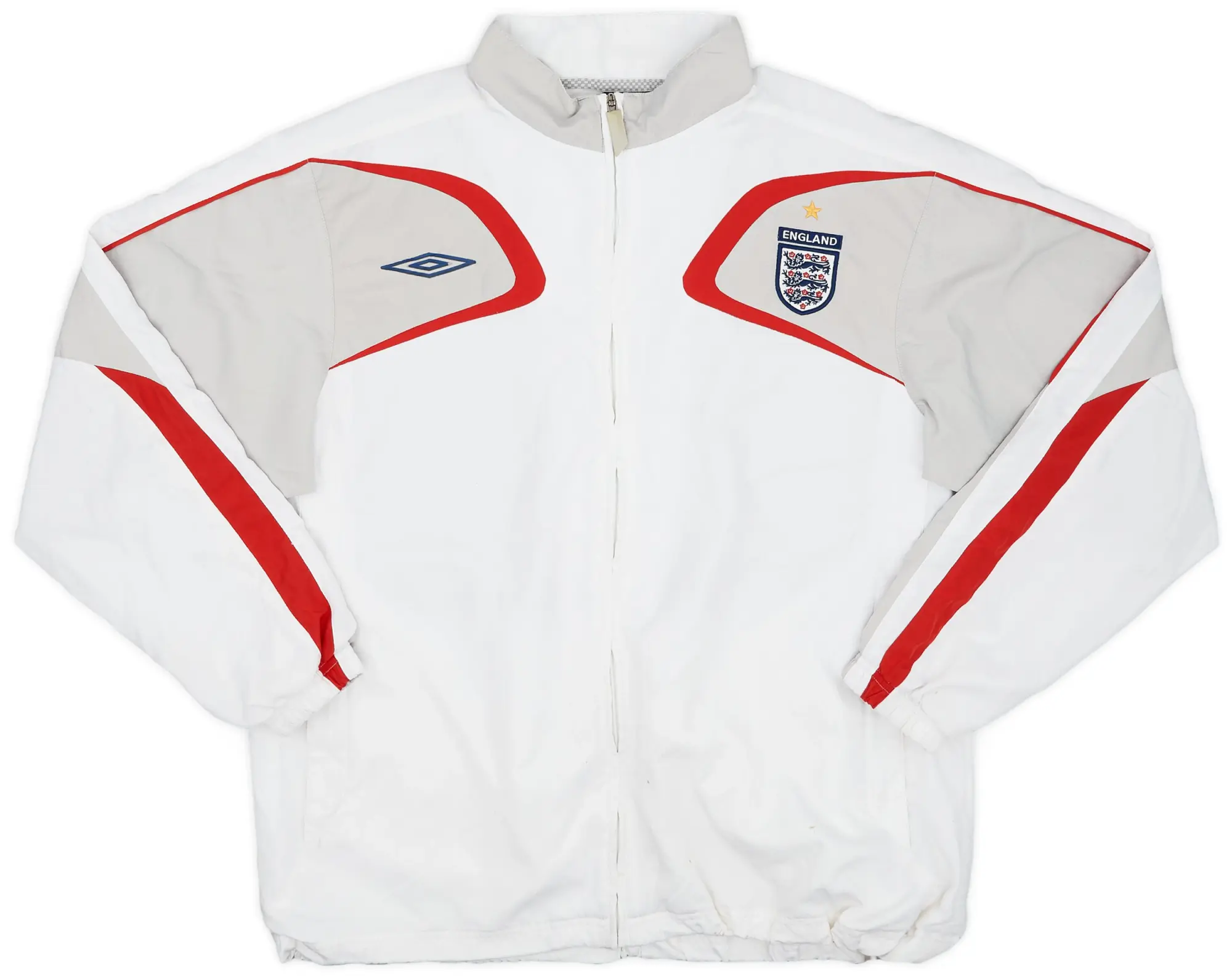 2006-08 England Umbro Track Jacket - 5/10 - (L)