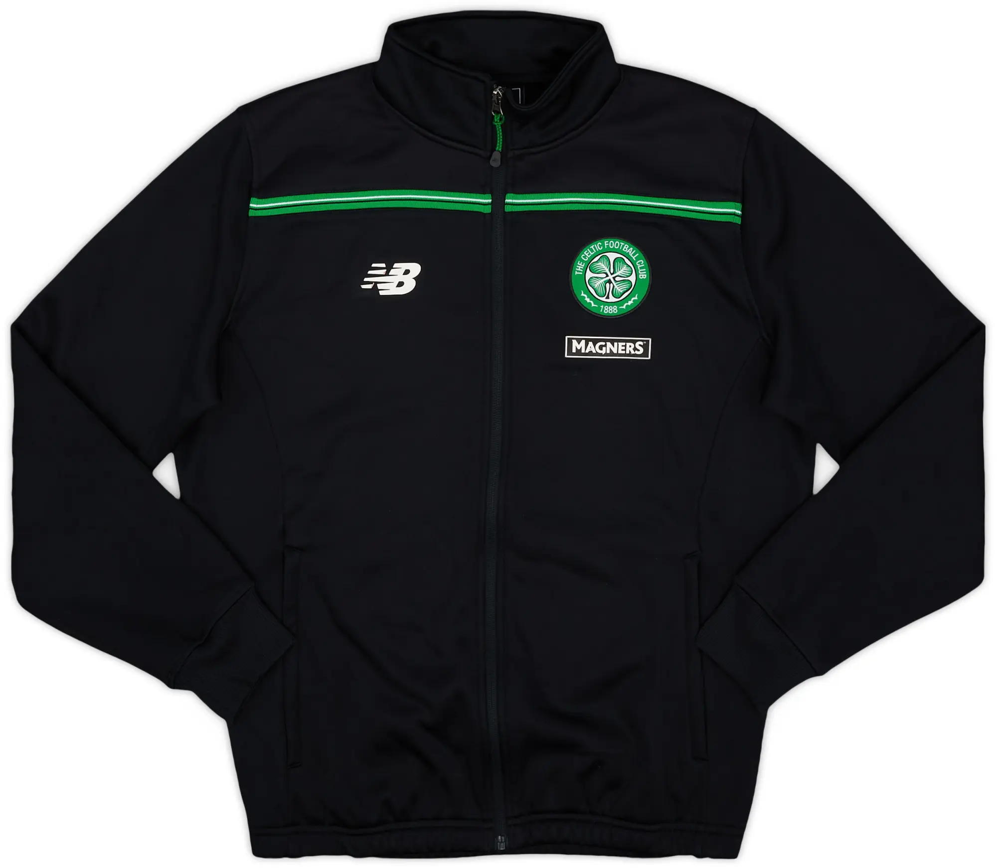 2015-16 Celtic New Balance Track Jacket - 9/10 - (M)