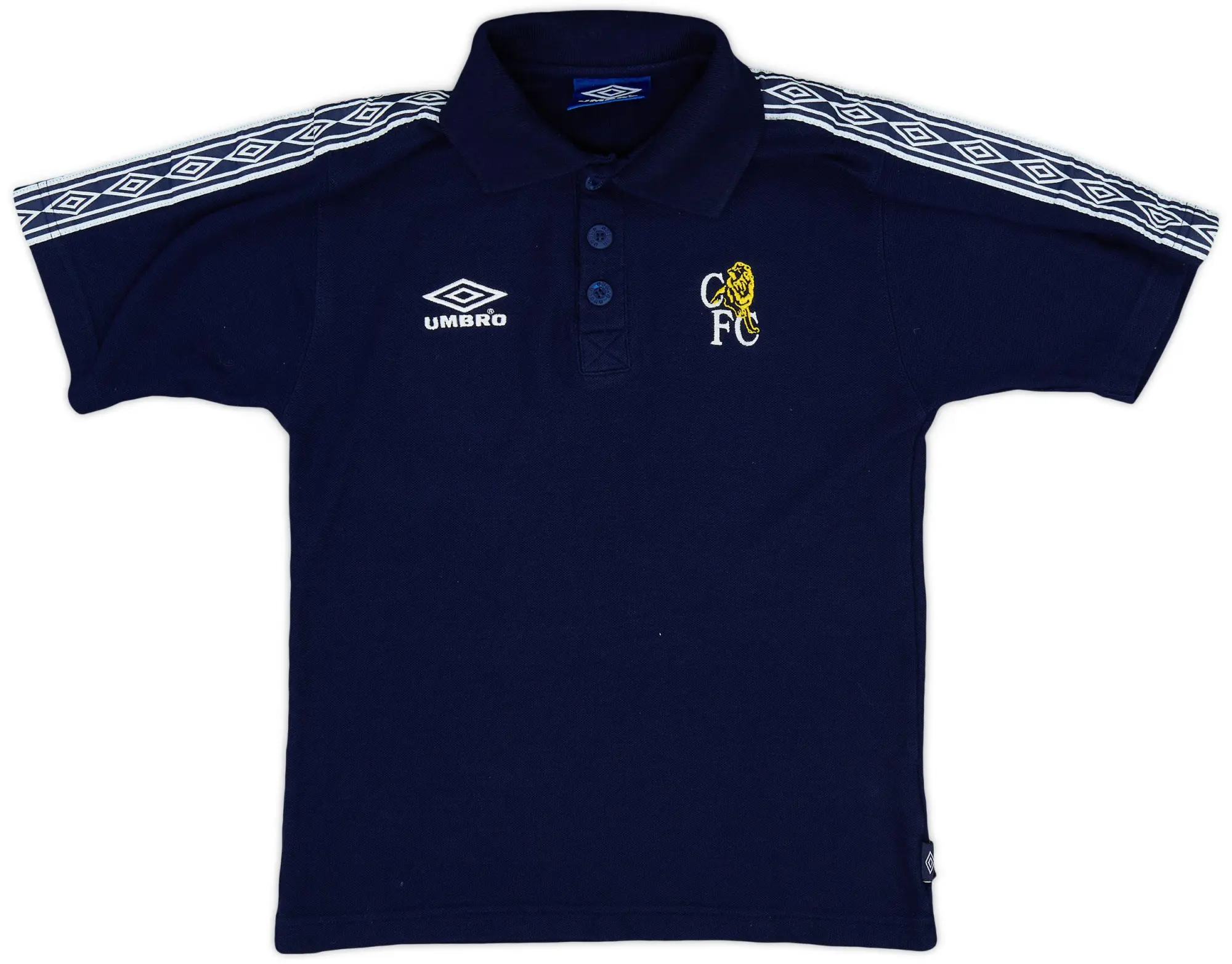 1998-99 Chelsea Umbro Polo Shirt - 9/10 - (M.Boys)