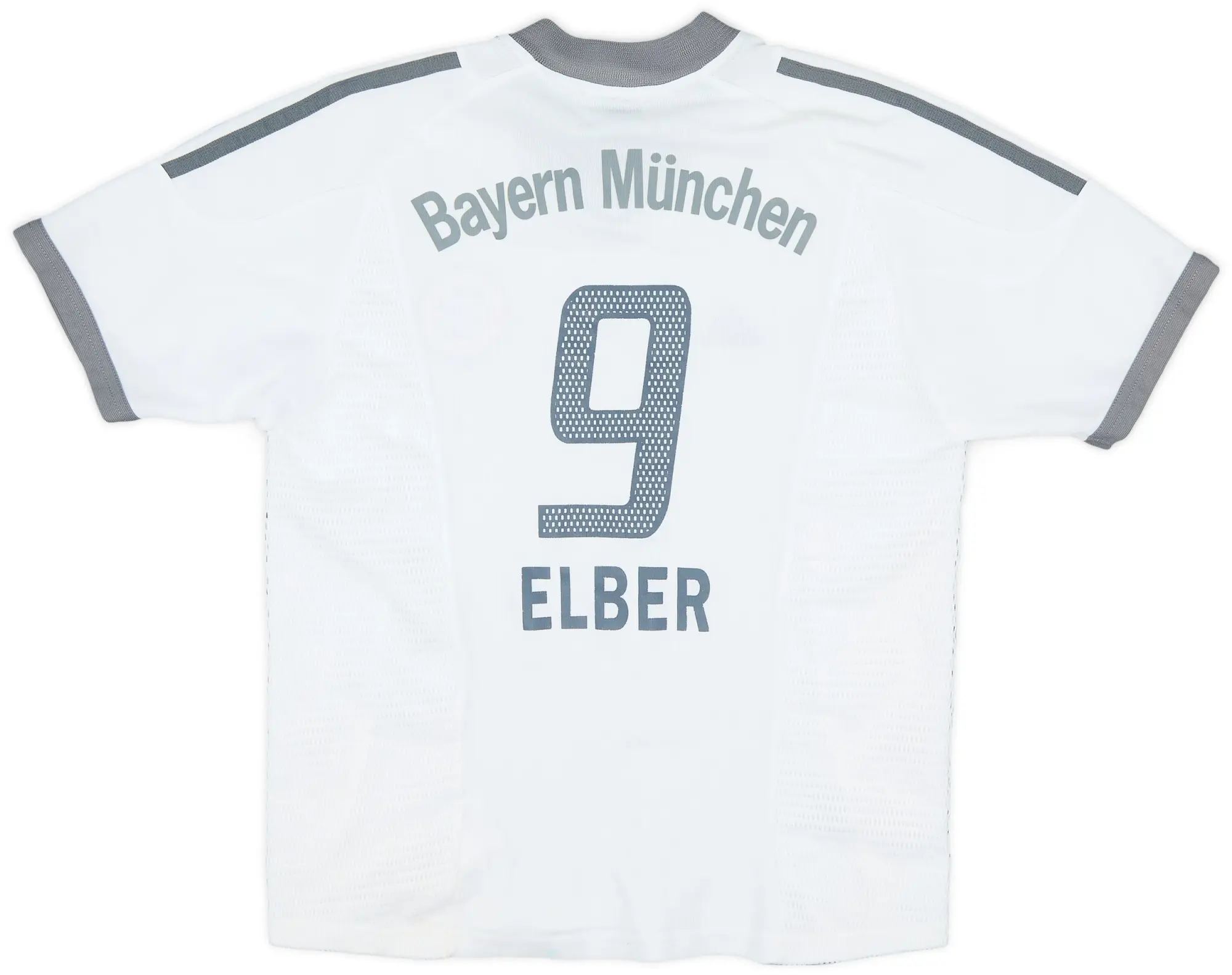 adidas 2002-03 Bayern Munich Away Shirt Elber #9 - 7/10 - (L.Boys)