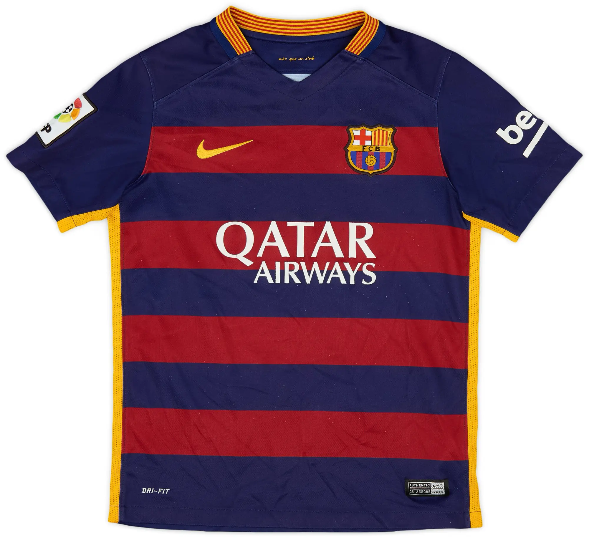 Nike 2015-16 Barcelona Home Shirt - 7/10 - (M.Boys)